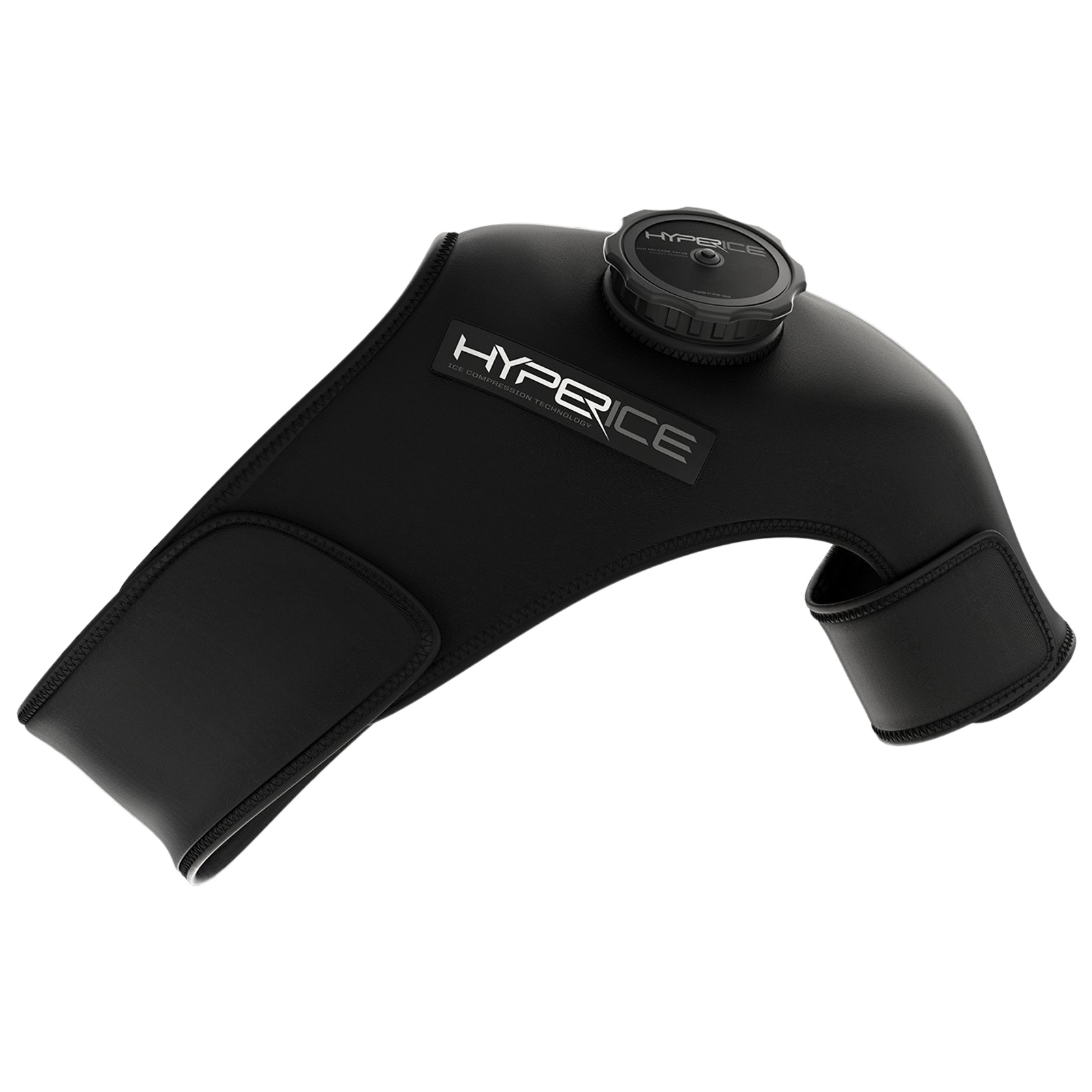 Hyperice ICT Shoulder-Left Pain Reliever (Air Release Valve Hands Free Treatment, 10021 001-00, Black)
