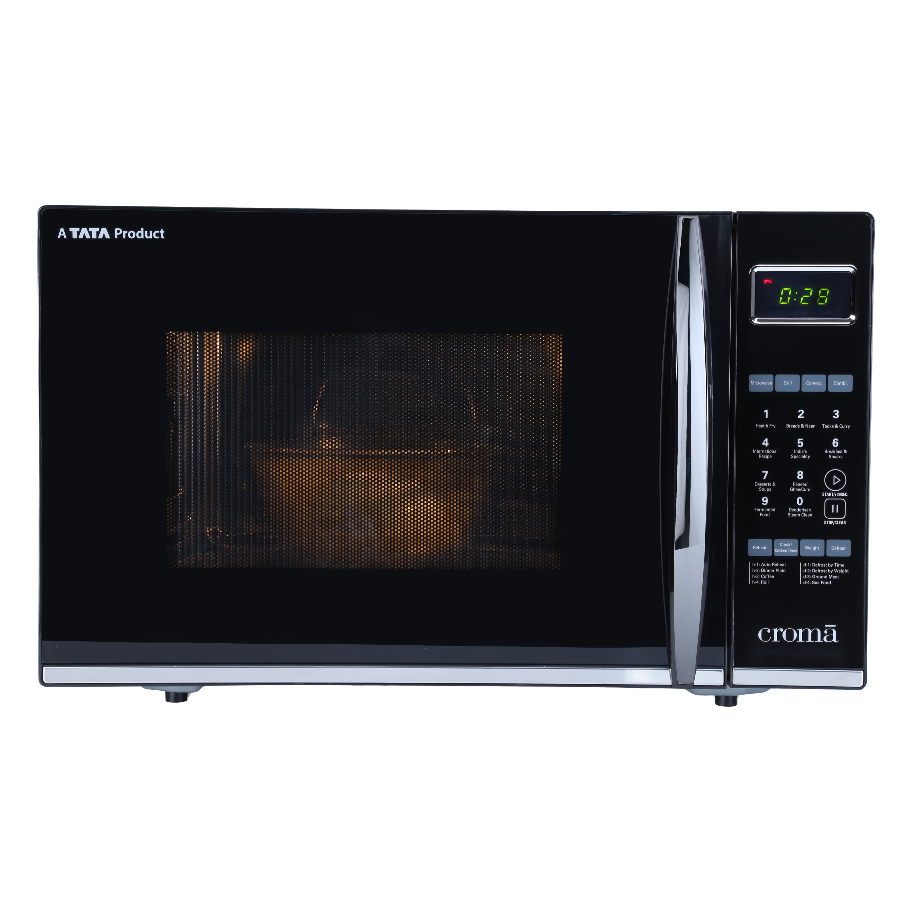 Croma 30 Litres Convection Microwave Oven (Child Safety Lock, CRAM0152, Black)_1
