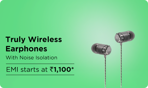 Truly Wireless Earphones with Noise isolation