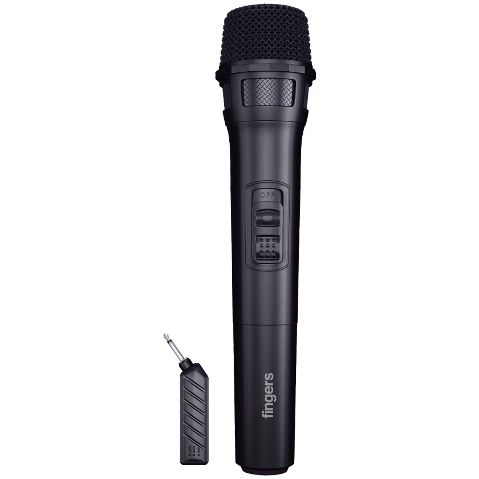 Fingers Freedom Handheld Wireless Microphone (30m Line-of-Sight Range, Mic-30, Black)_1