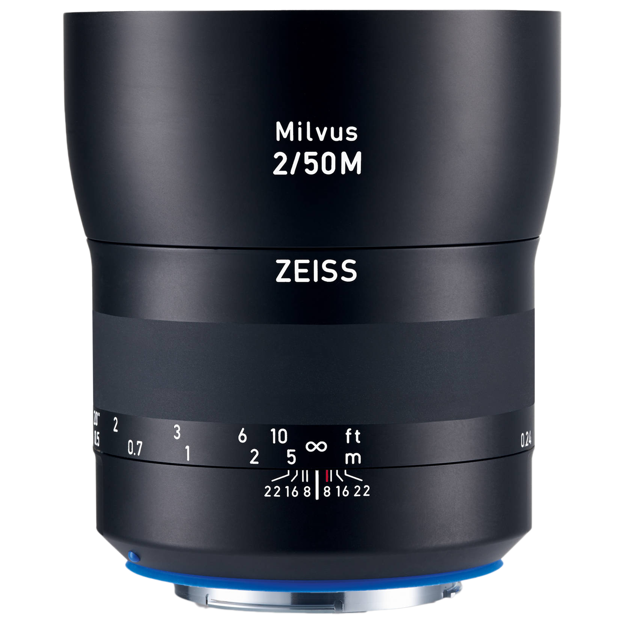 

ZEISS Milvus 50 mm f/2.0 f/22 Standard Lens (M67 x 0.75 Filter Thread, 000000-2096-559, Black), No color