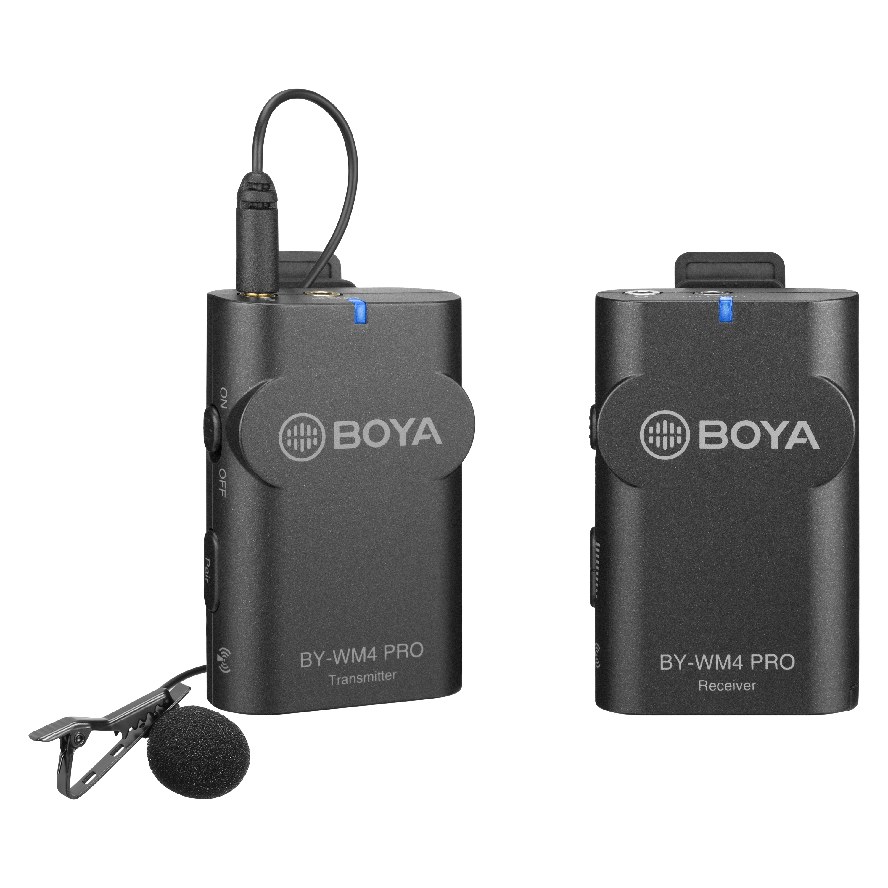 Boya Pro Digital Camera Mount Wireless Microphone (BY-WM4 PRO, Black)