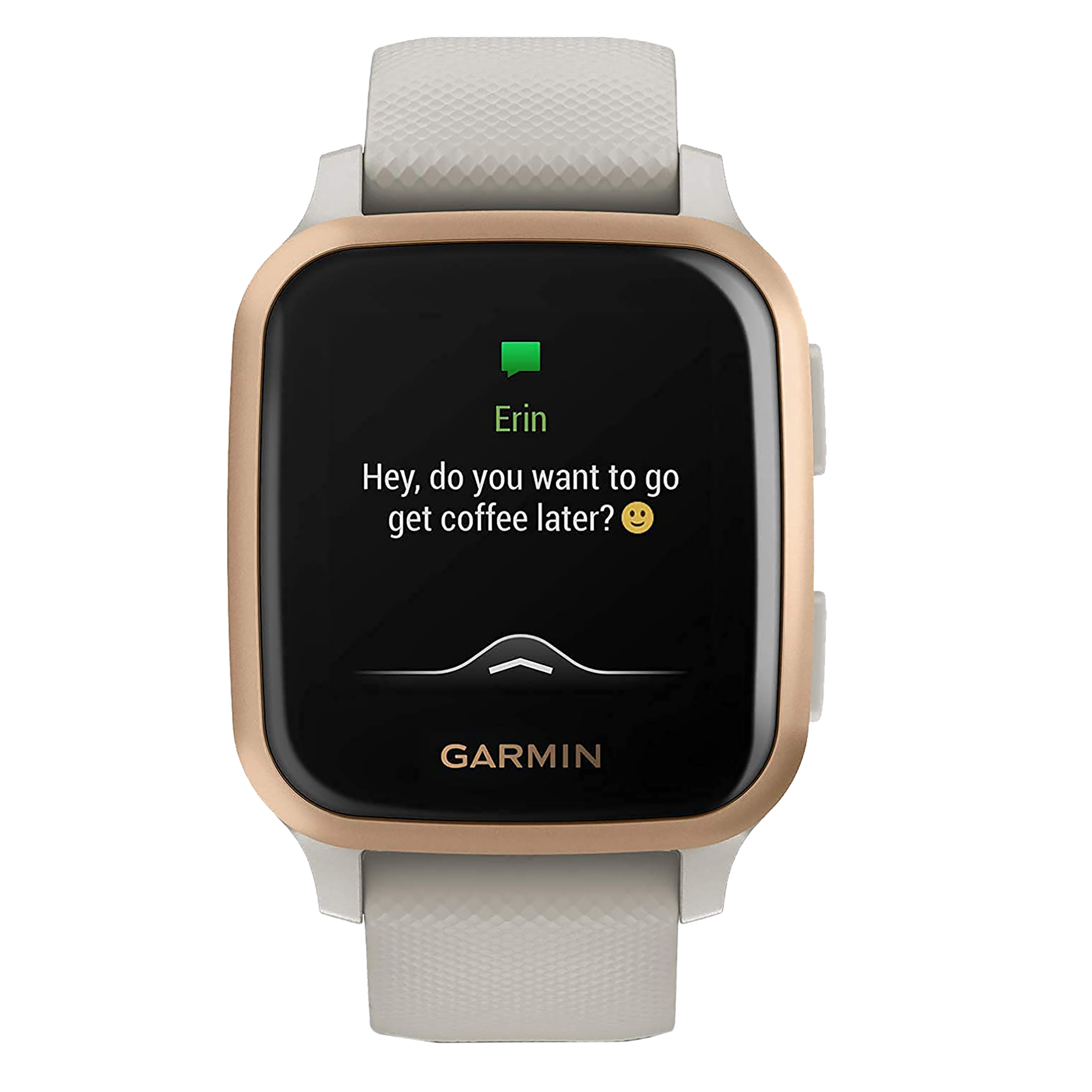 

Garmin Venu SQ Music Edition Smart Watch (GPS+GLONASS, 33.1mm) (Ambient Light Sensor, 010-02426-81, Rose Gold/Light Sand, Silicone Band), No color