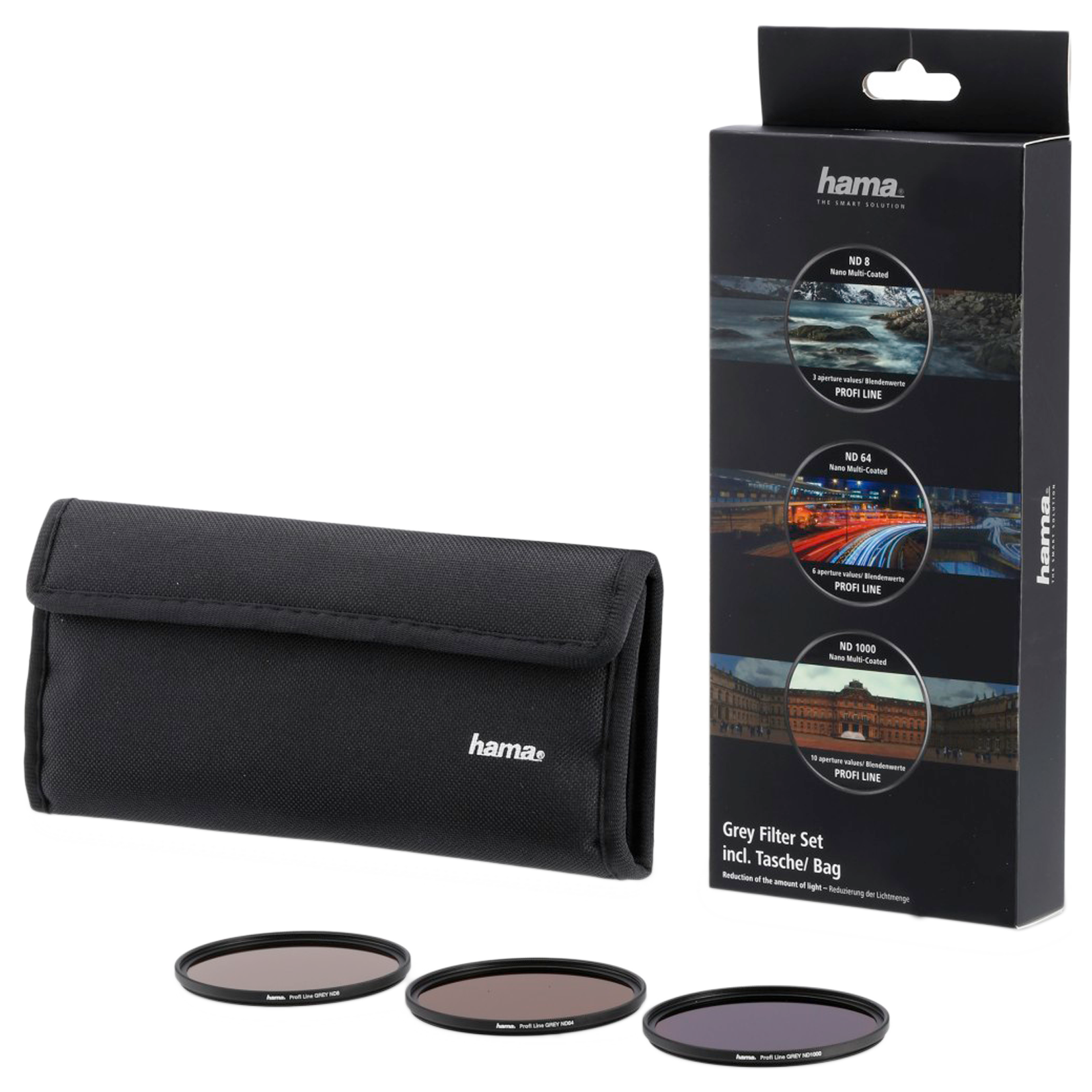 

Hama 67mm Filter Kit with Bag (76901, Black), No color