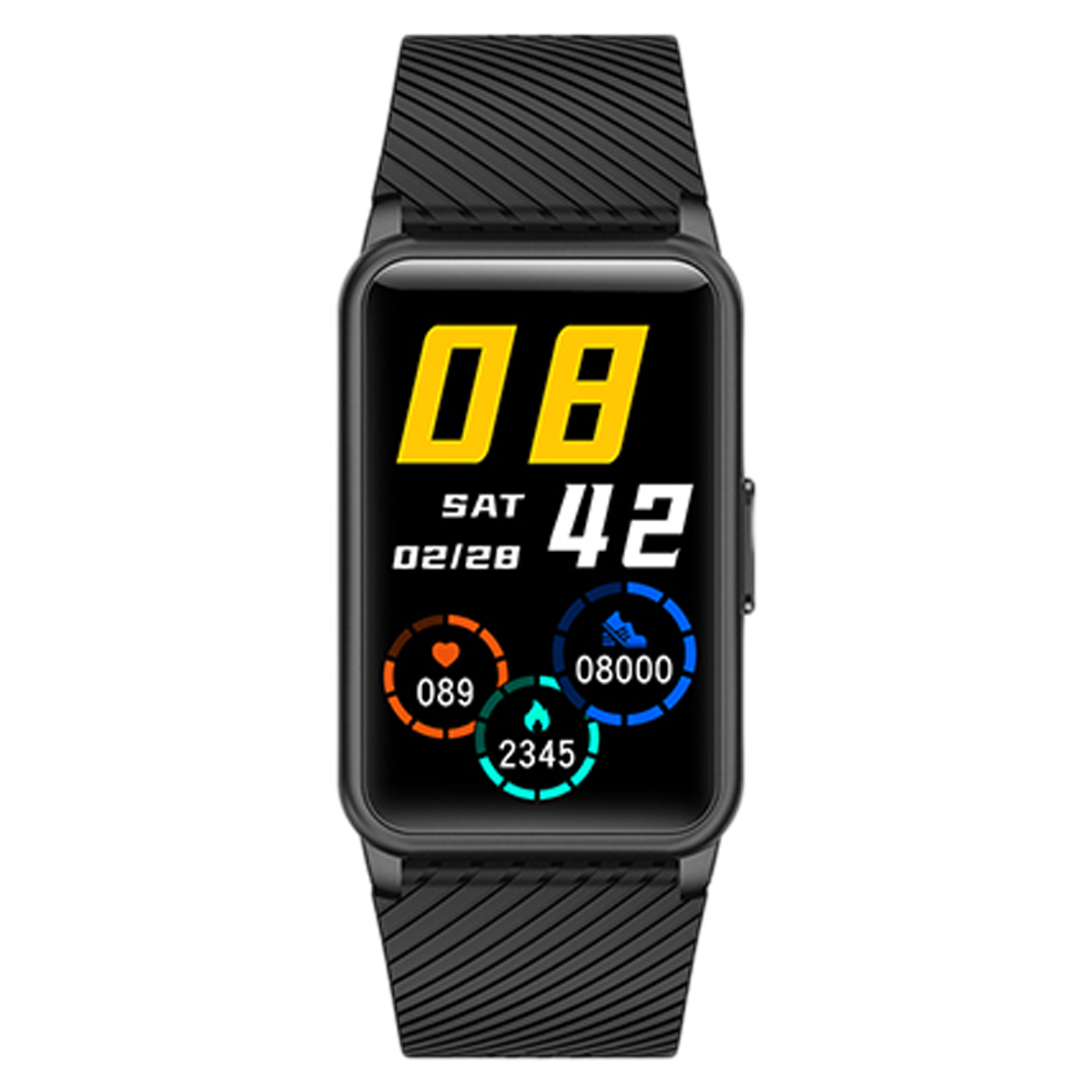 

Inbase Urban Go Smart Watch (Bluetooth, 39.87mm) (TWS HD Clear Voice with 6 Sports Mode, IB-1568, Black, Silicone Band), No color