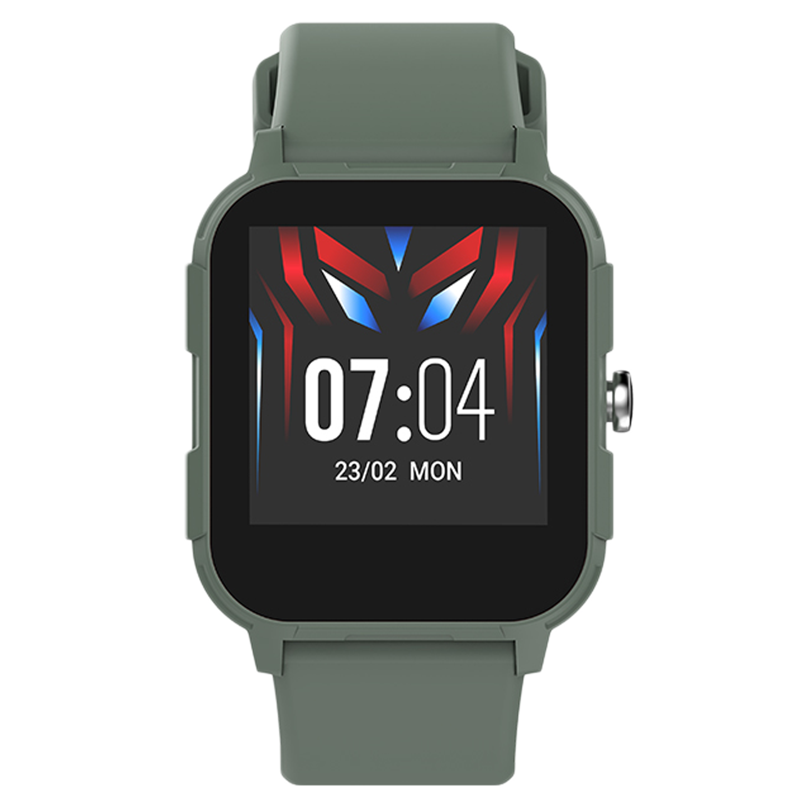 

Inbase Urban Fab Smart Watch (Bluetooth, 35.56mm) (4 Inbuilt Games, IB-1669, Army Green, Silicone Band), No color