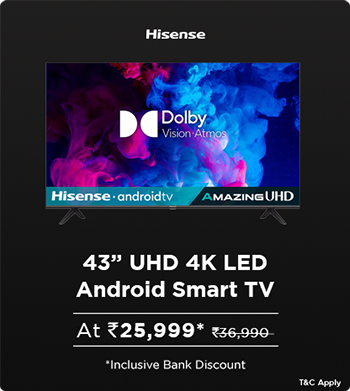 Hisense 43" Smart TV