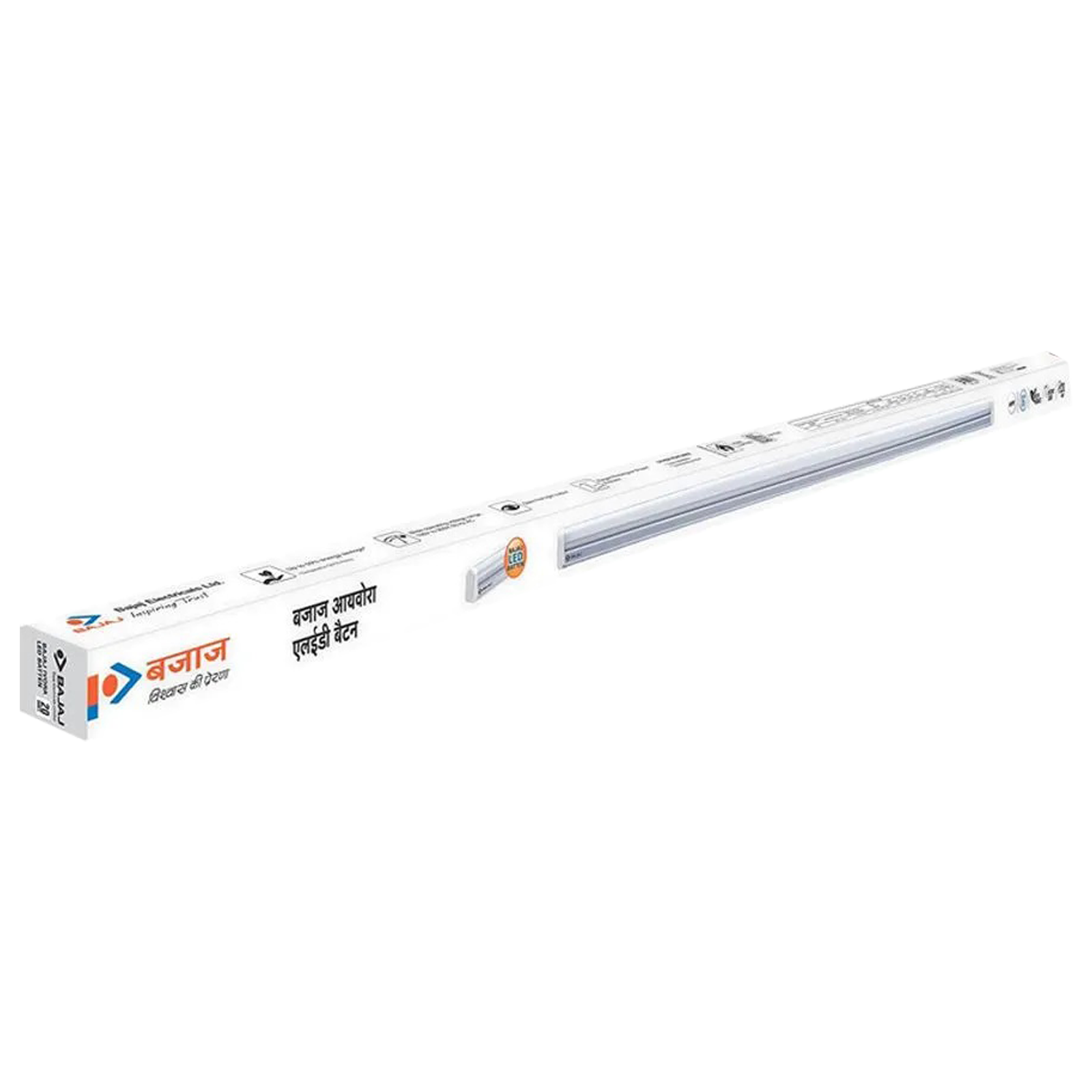 

Bajaj Ivora Batten 20 Watts LED Tube Light (2000 Lumens, 830412, White), No color