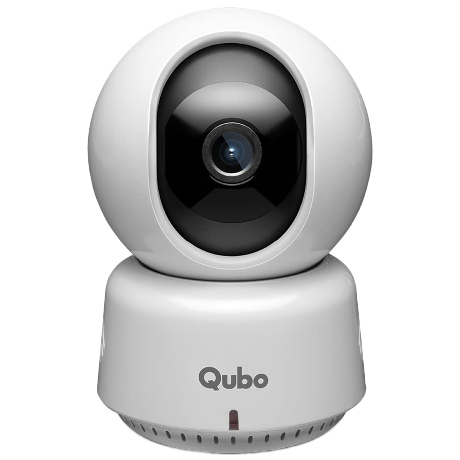 Qubo 360 Smart CCTV Security Camera (Advance AI Ditection with Motion Tracking and Google Assistant Support, OC- HCP01GW, White)