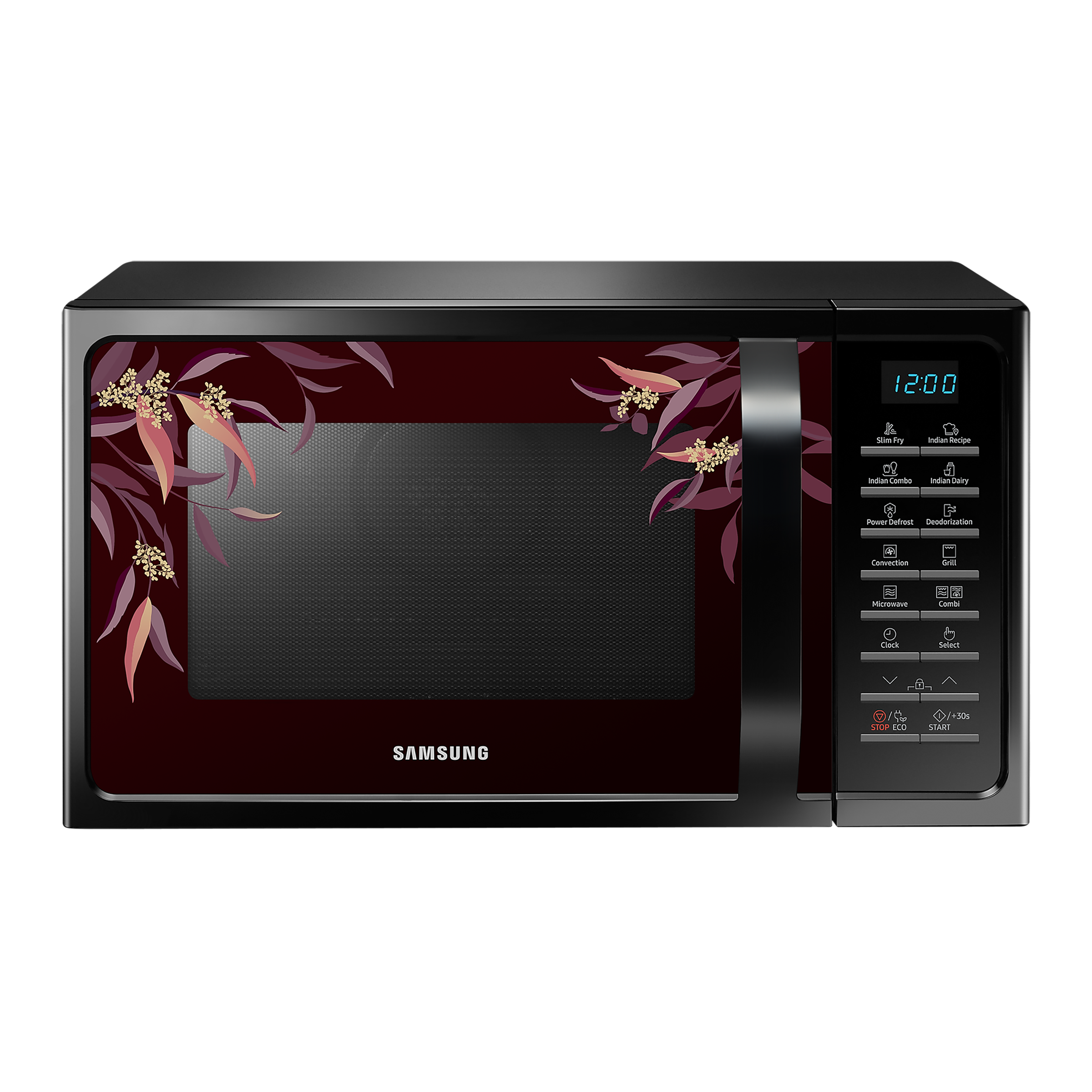 Samsung 28 Litres Convection Microwave Oven (Slim Fry Technology, MC28H5025VR/TL, Delight Red/Black)_1