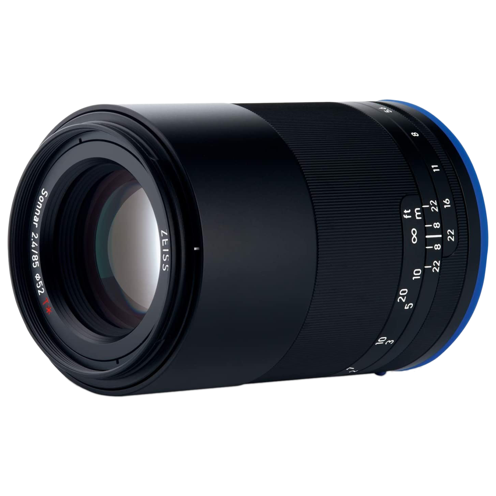 

ZEISS Loxia 85 mm f/2.4 f/22 Telephoto Lens (DeClick feature, 000000-2162-636, Black), No color