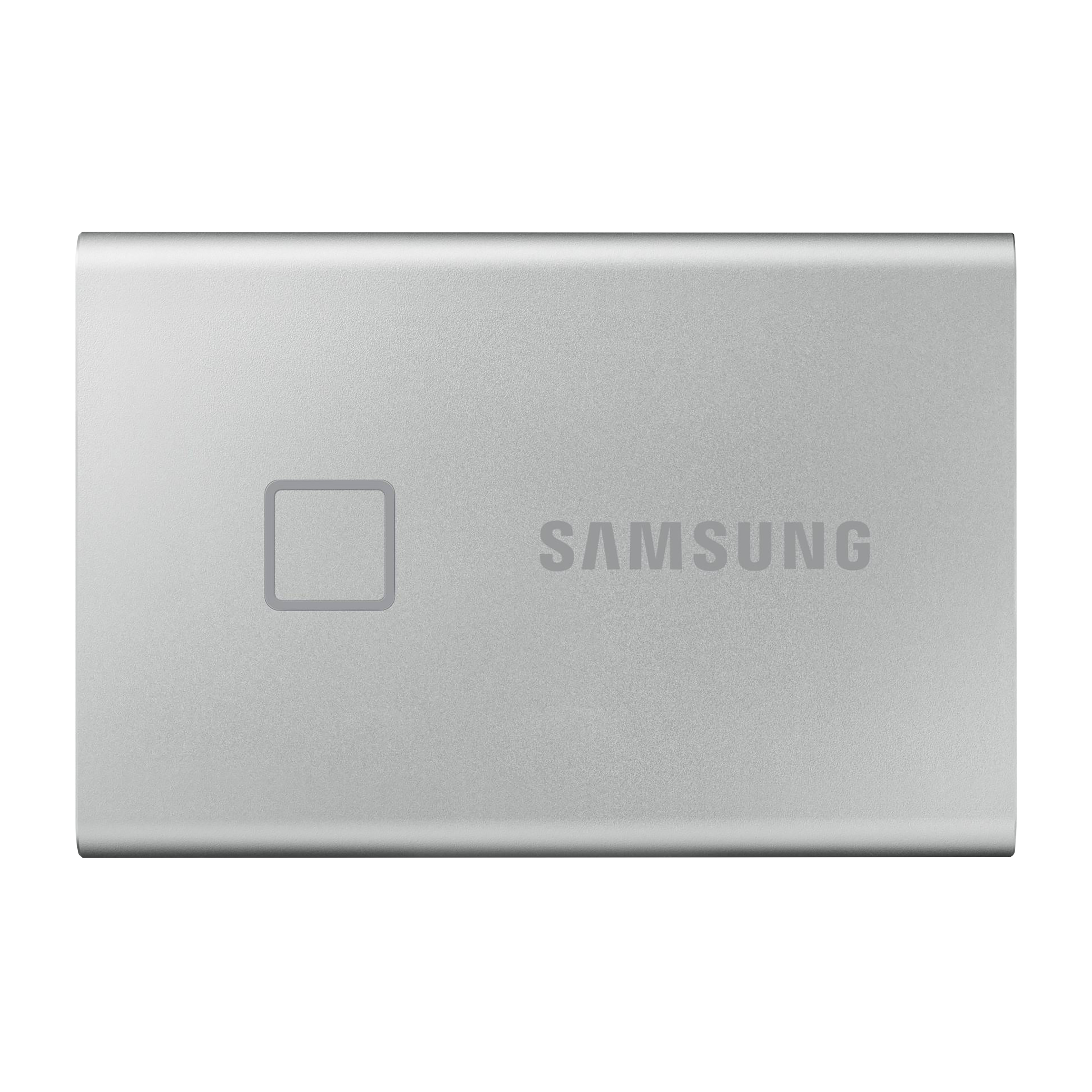 Samsung T7 Touch 1 TB USB 3.2 Solid State Drive (Fingerprint Security, MU-PC1T0S/WW, Silver)_1