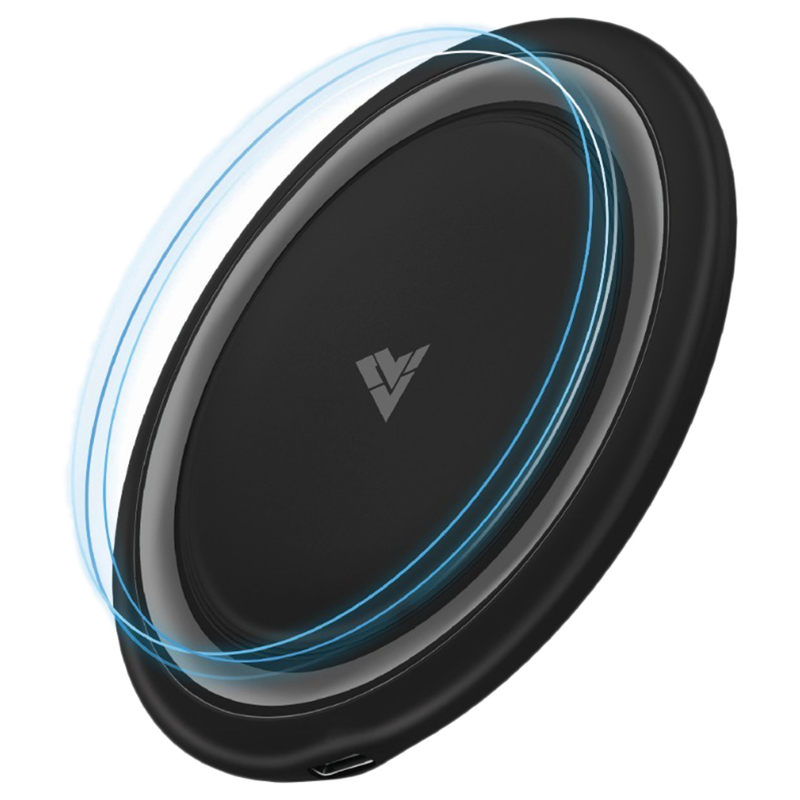 

Vaku Luxos 15 Watts Wireless Charger (VAKU-15WLC-MONBK, Black), No color