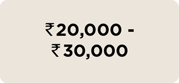 Rs. 20,000 - Rs. 30,000