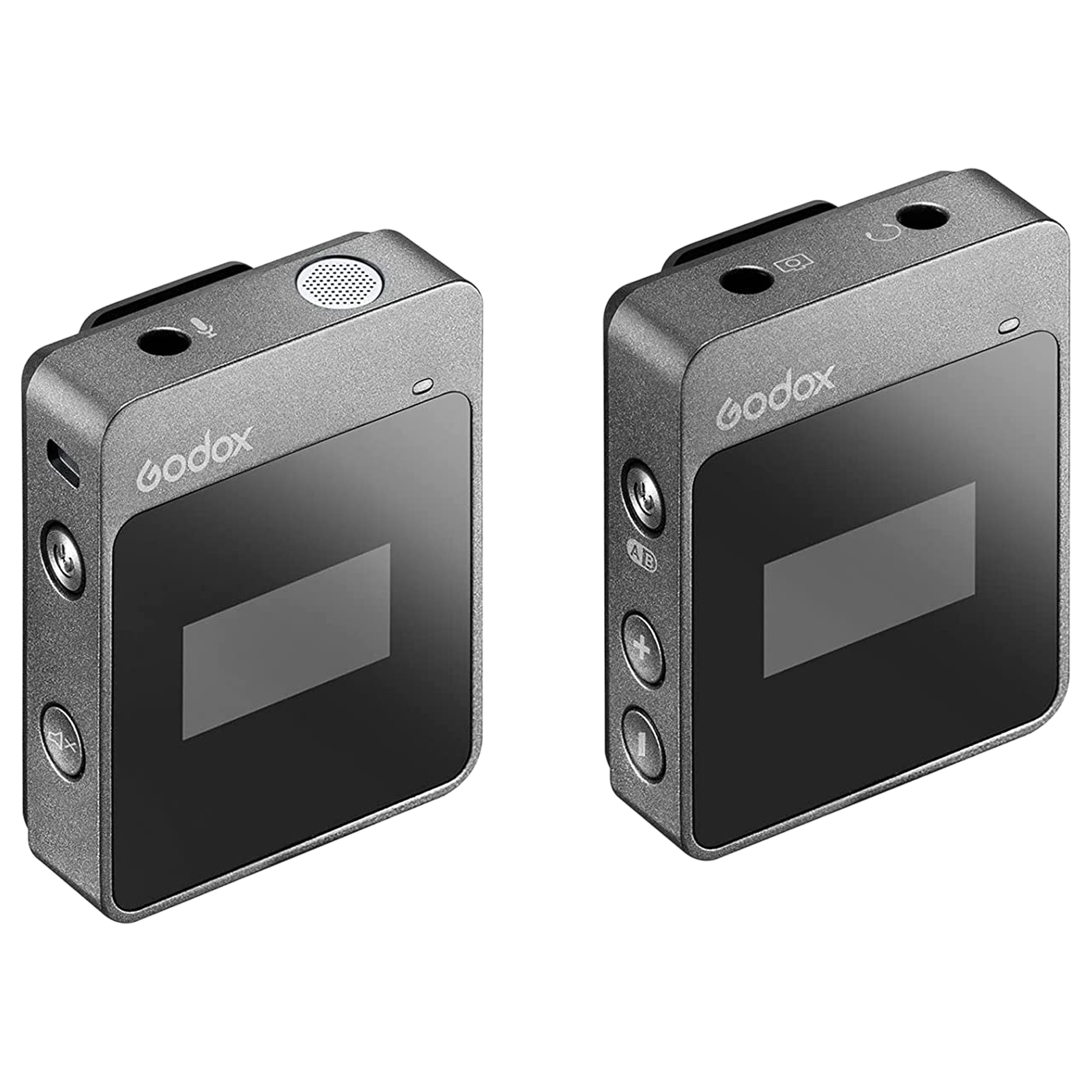 GODOX Camera Mount Wireless Microphone (Auto Pair Dual Channel, MoveLink M1, Black)_1