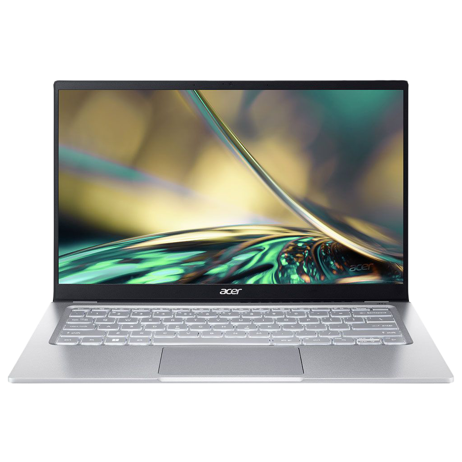 

Acer Swift 3 SF314-512 Intel Core i5 12th Gen (14 inch, 8GB, 512GB, Windows 11, MS Office 2021, Intel Iris Xe Graphics, QHD IPS Display, Pure Silver, NX.K0FSI.002), No color