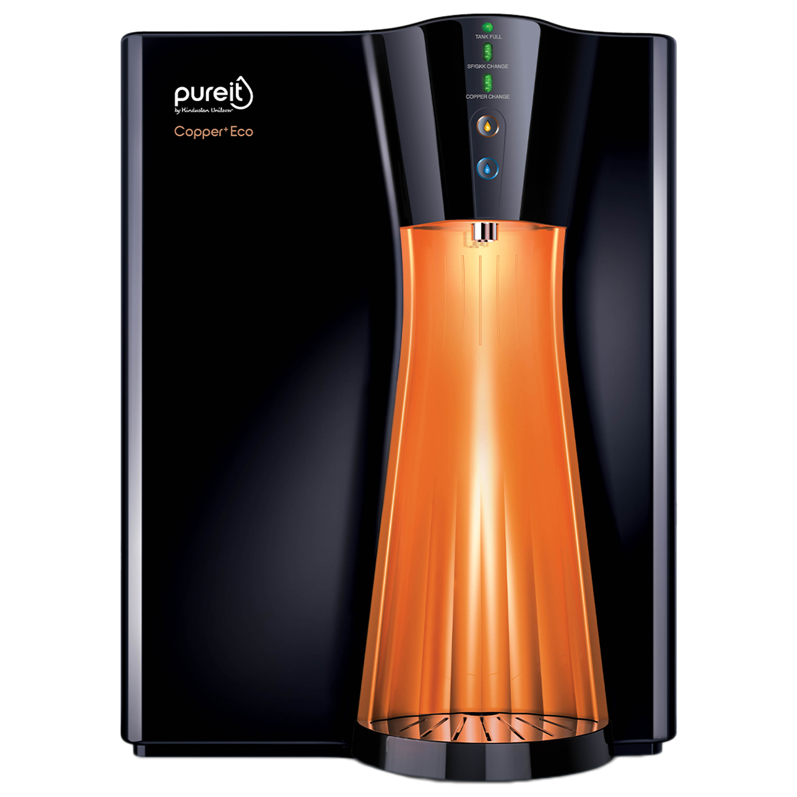 Pureit Copper Eco Mineral+RO+UV Electrical Water Purifier (Dual Water Dispensing, WUCU200, Black)_1