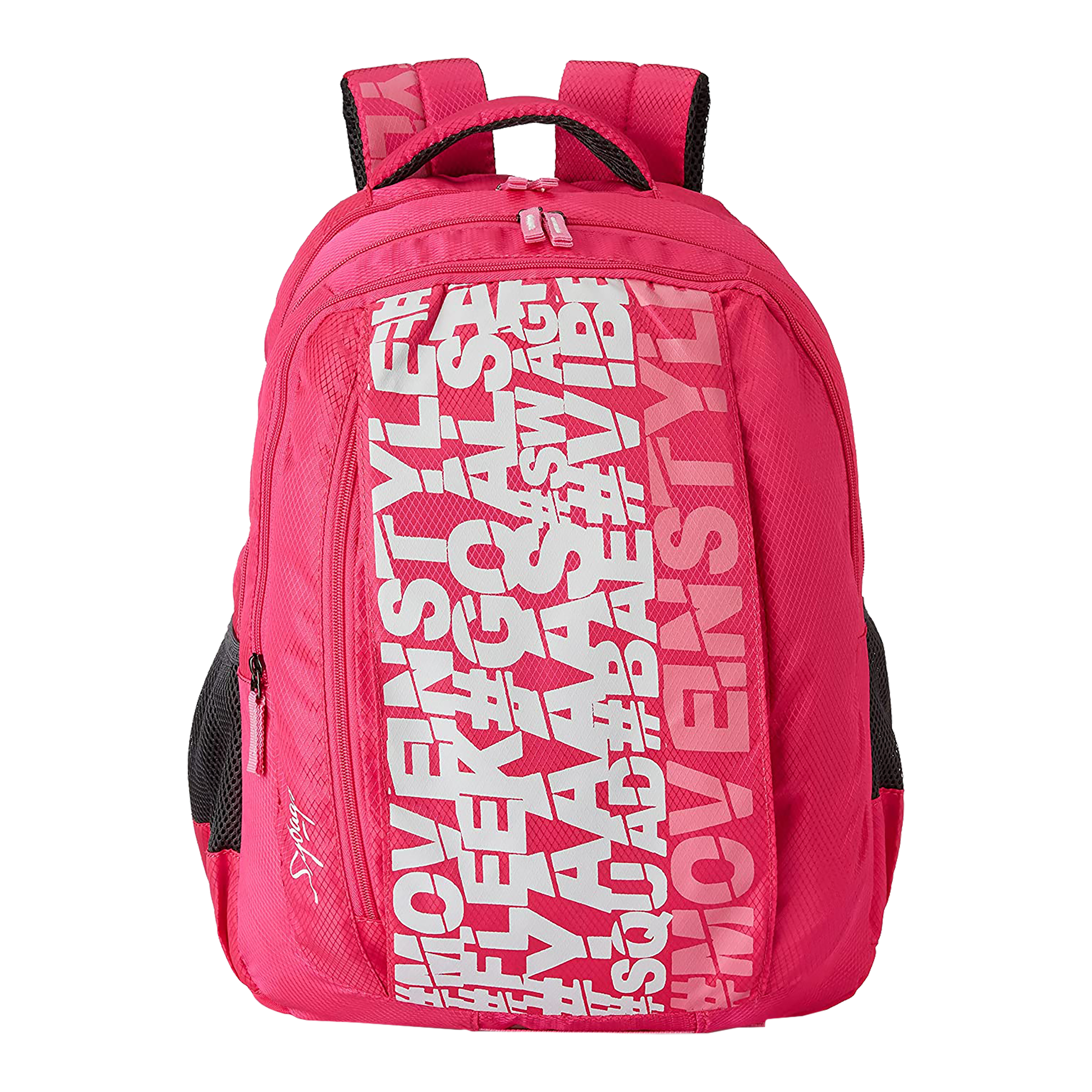 Skybags New Neon 30 Litres Polyester Backpack (3 Compartments, BPNNE14HPNK, Pink)