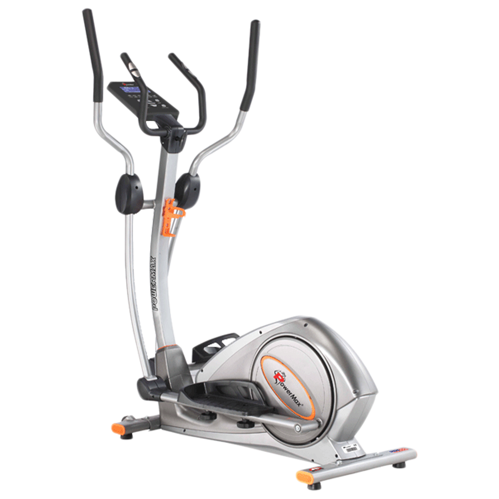 PowerMax Elliptical Cross Trainer Fitness Cycle (With Water Bottle Cage, EH-750, Grey)_1
