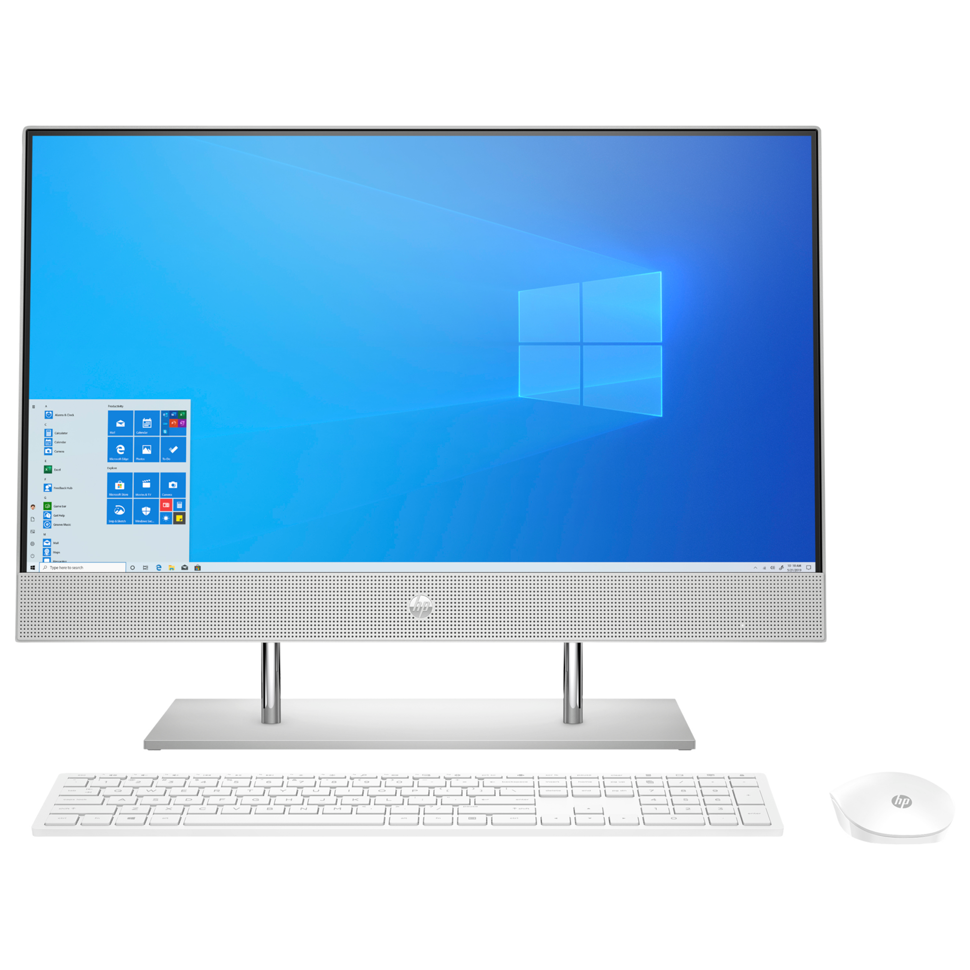 HP 24-dp1890in (570D6PA#ACJ) Core i5 11th Gen Windows 11 Home All-in-One Desktop (8GB RAM, 1TB HDD, 256GB SSD, Intel Iris Xe Graphics, MS Office, 60.5 cm, Natural Silver)_1