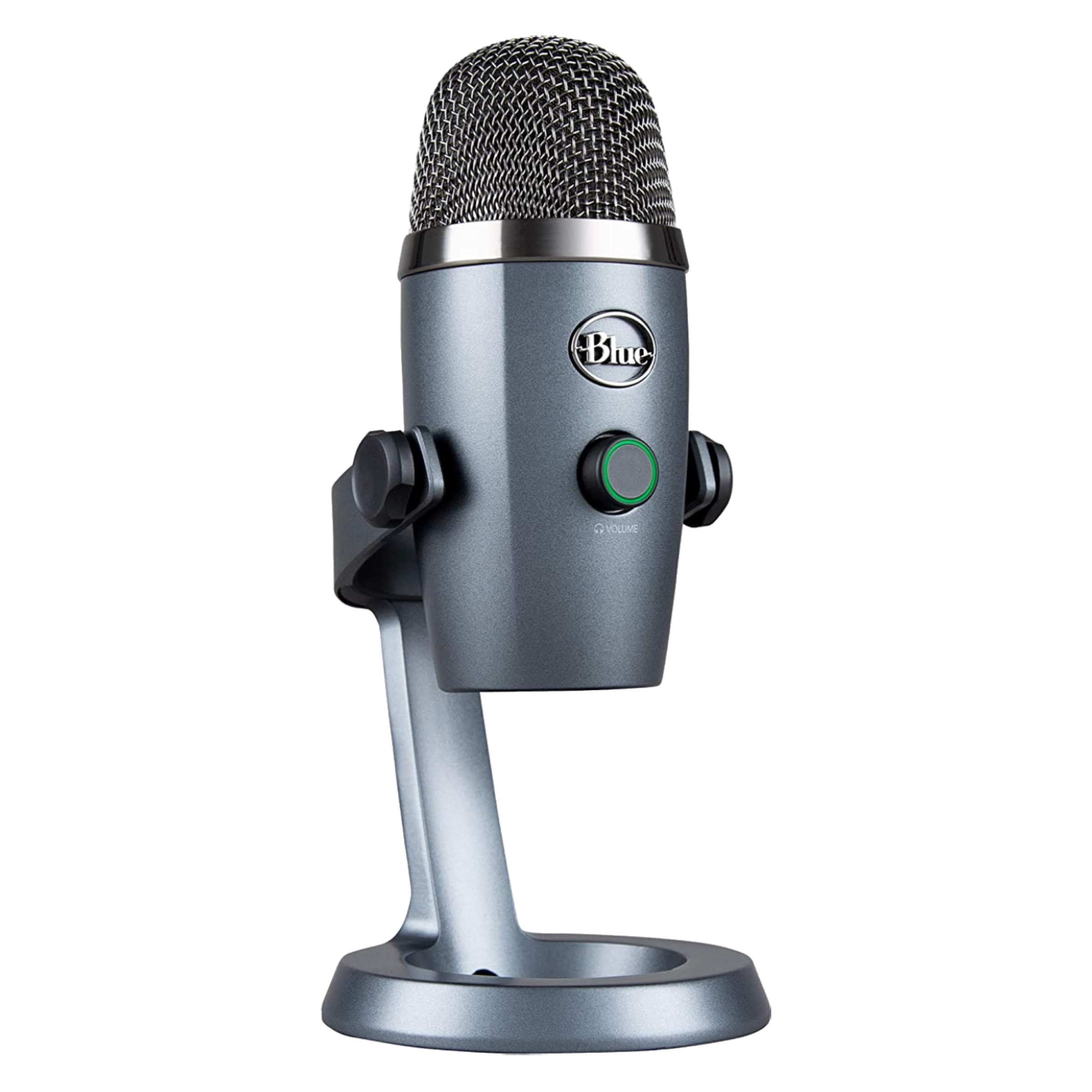 Logitech Blue Yeti Nano Stand Wired Condenser Microphone (Multiple Pickup Patterns, 988-000452, Shadow Grey)_1