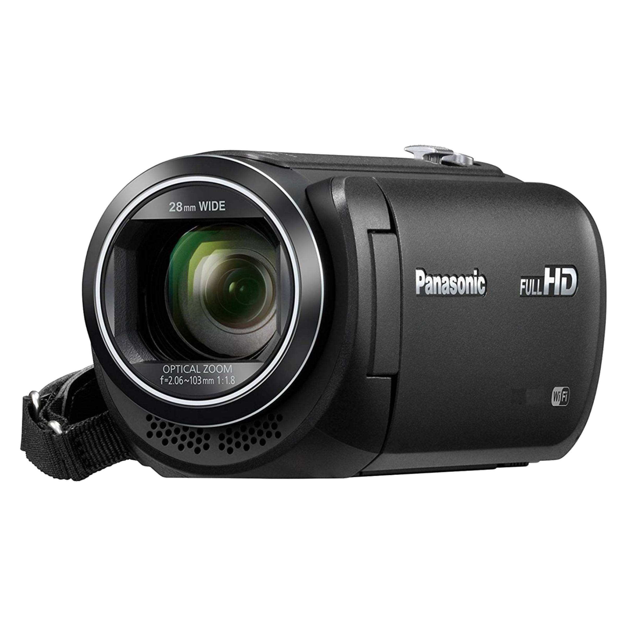 Panasonic Consumer 2.1MP Camcorder (50x Optical Zoom, Wireless Multi Camera, HC-V385GW-K, Black)_1