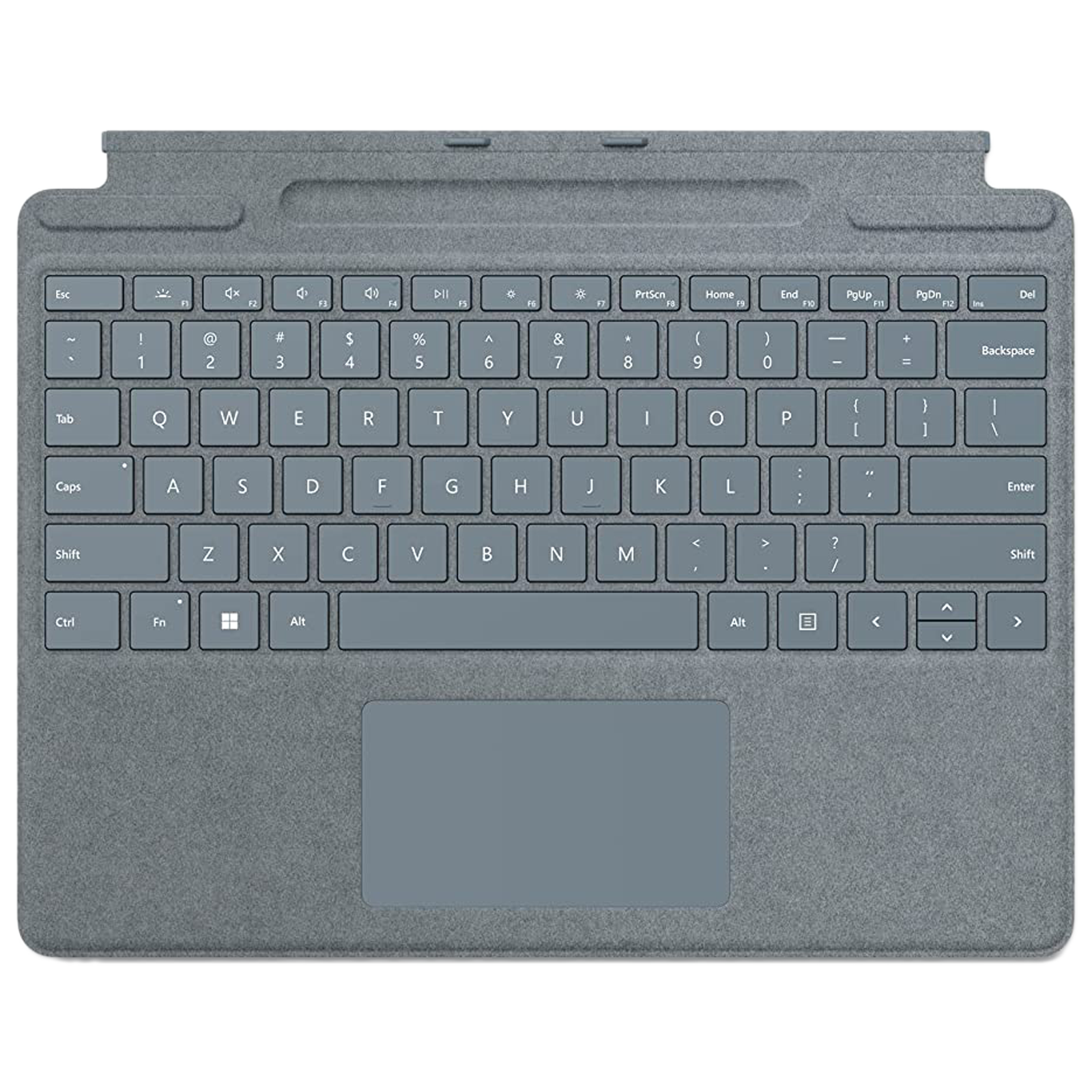 

Microsoft Keyboard for Surface Pro 8 (Backlit Keys, Ice Blue)