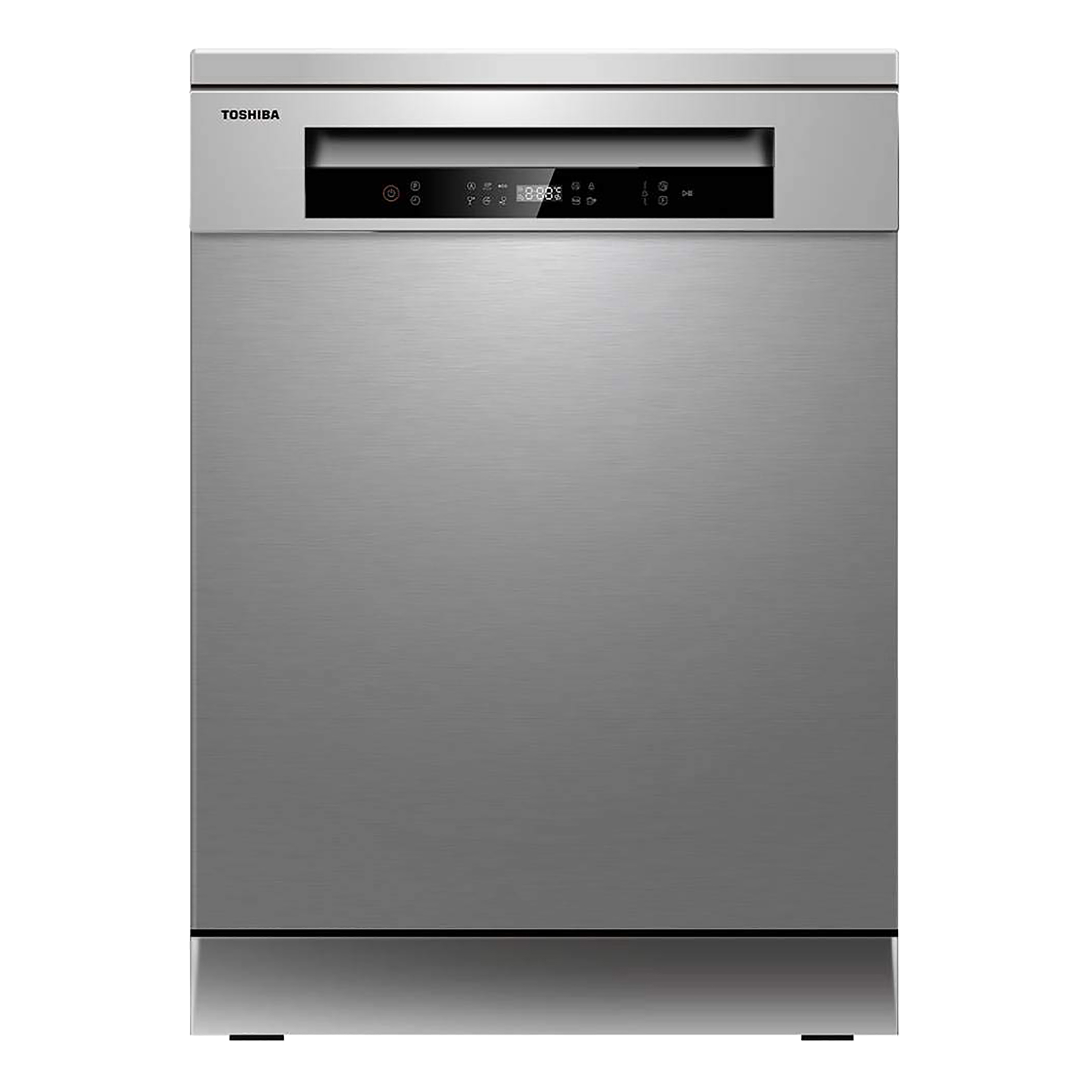 Toshiba 14 Place Setting Freestanding Dishwasher (Antibacterial Filter, DW-14F1IN(S)-1, Silver)_1