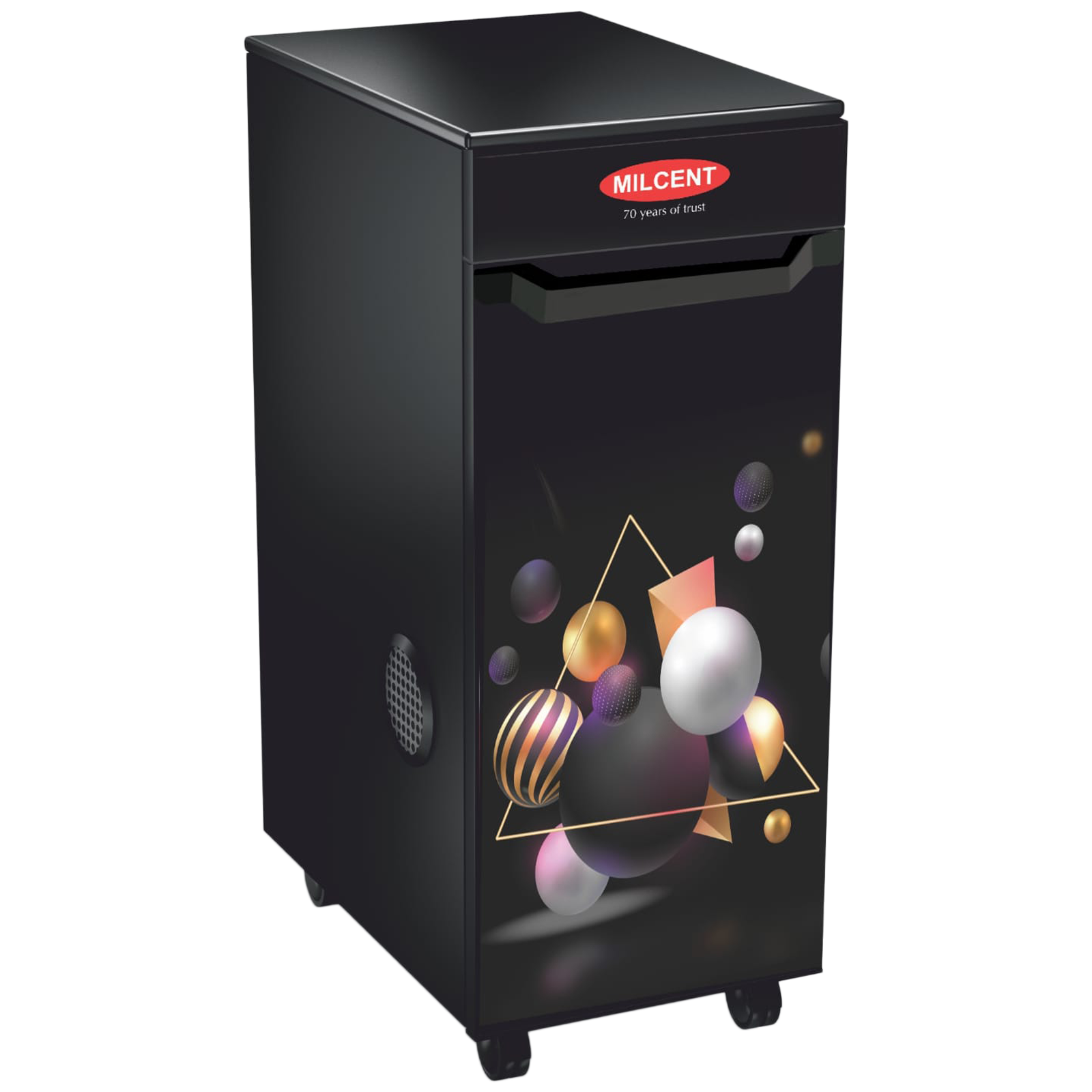 

Milcent Platinum Pyramid 210 Watts 4.5 Kg Flour Mill Machine (Automatic Operation with Auto Clean Function, Black), No color