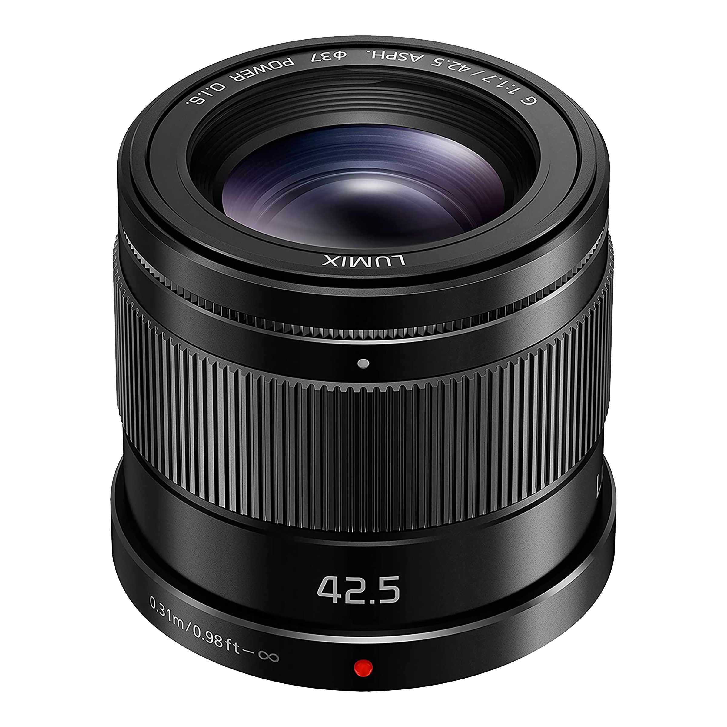 Panasonic Lumix G 42.5mm f/1.7 Fixed Focal Length Lens (Bookeh Effect, H-HS043E-K, Black)_1