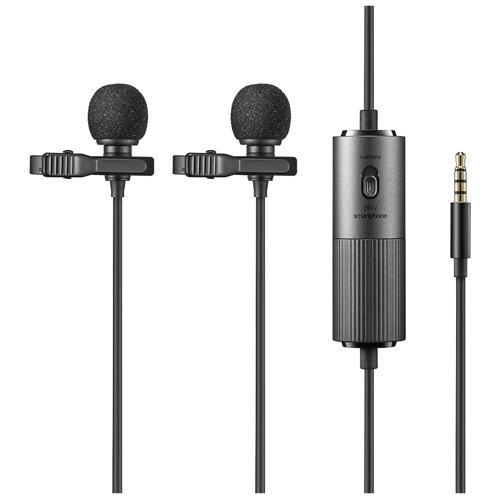 GODOX Dual Handheld Wired Condenser Microphone (74 dB Noise Level, LMD-40C, Black)_1