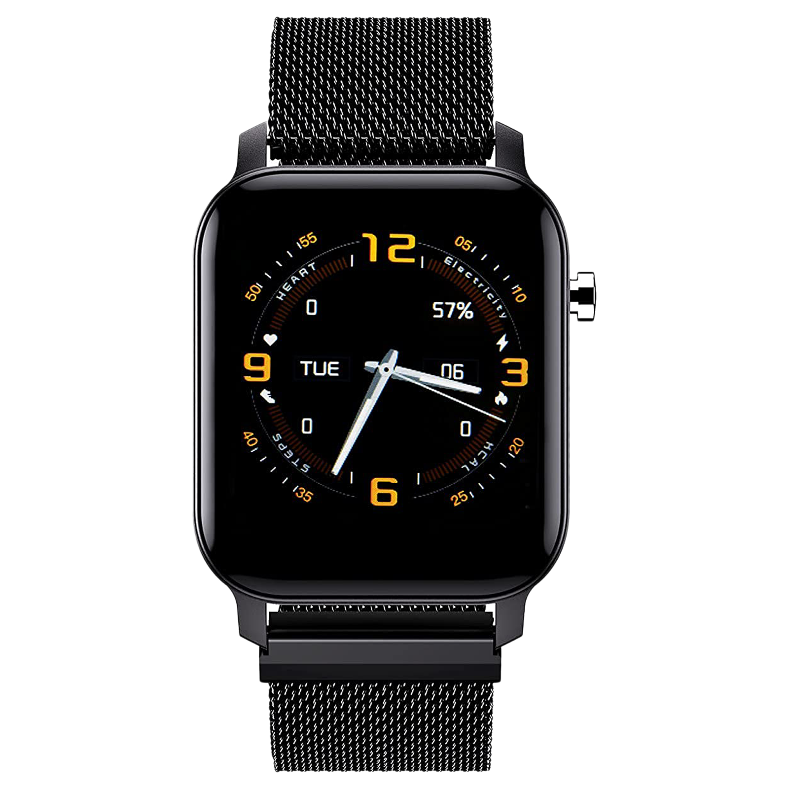 Maxima Max Pro X2 Smart Watch (Bluetooth, 35.5mm) (IP68 Water Resistant, X291MB65290, Black, Mesh Band)_1