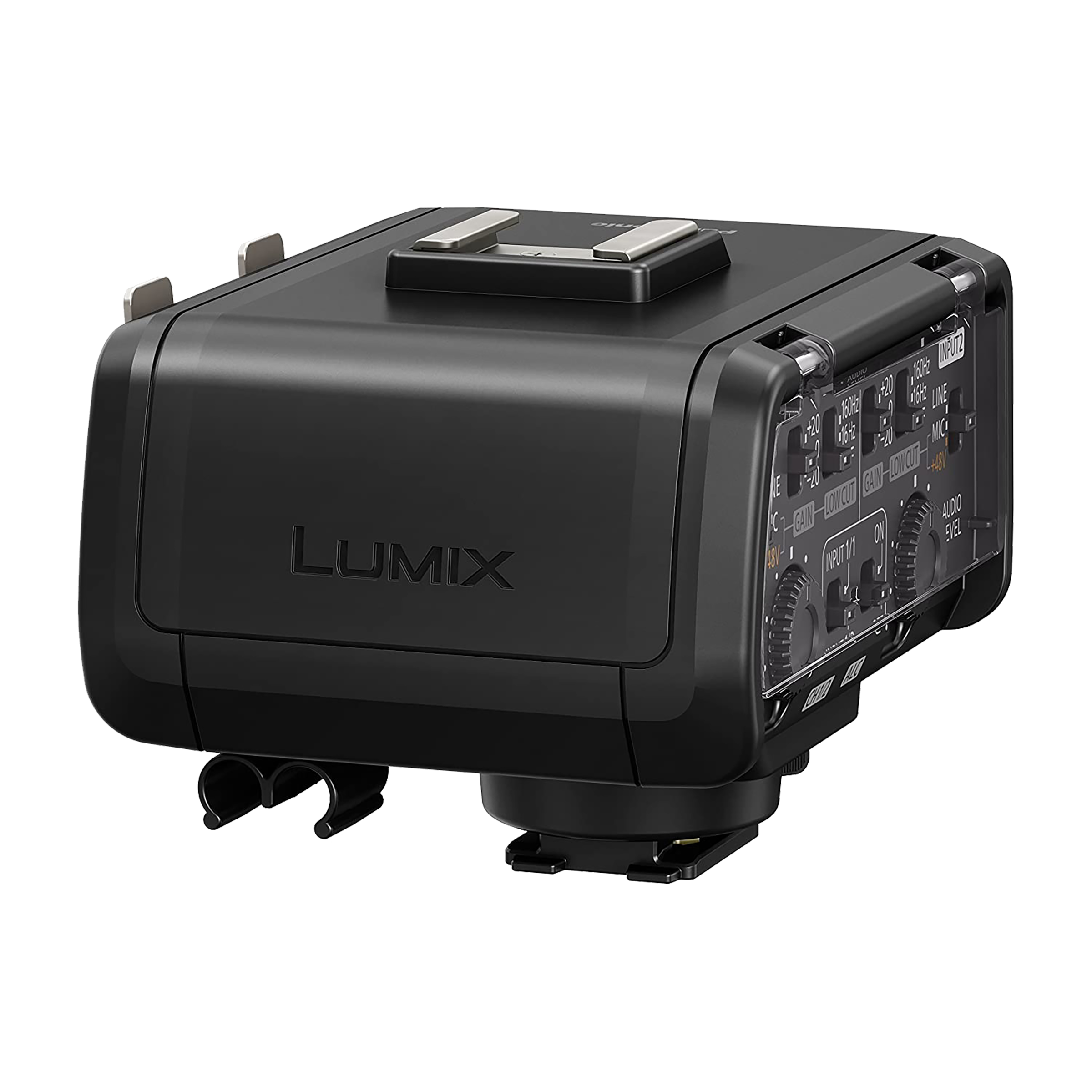 Panasonic Microphone Adaptor For LUMIX S Series/G Series (Stereo Surounded Sound Recording, DMW-XLR1E, Black)_1