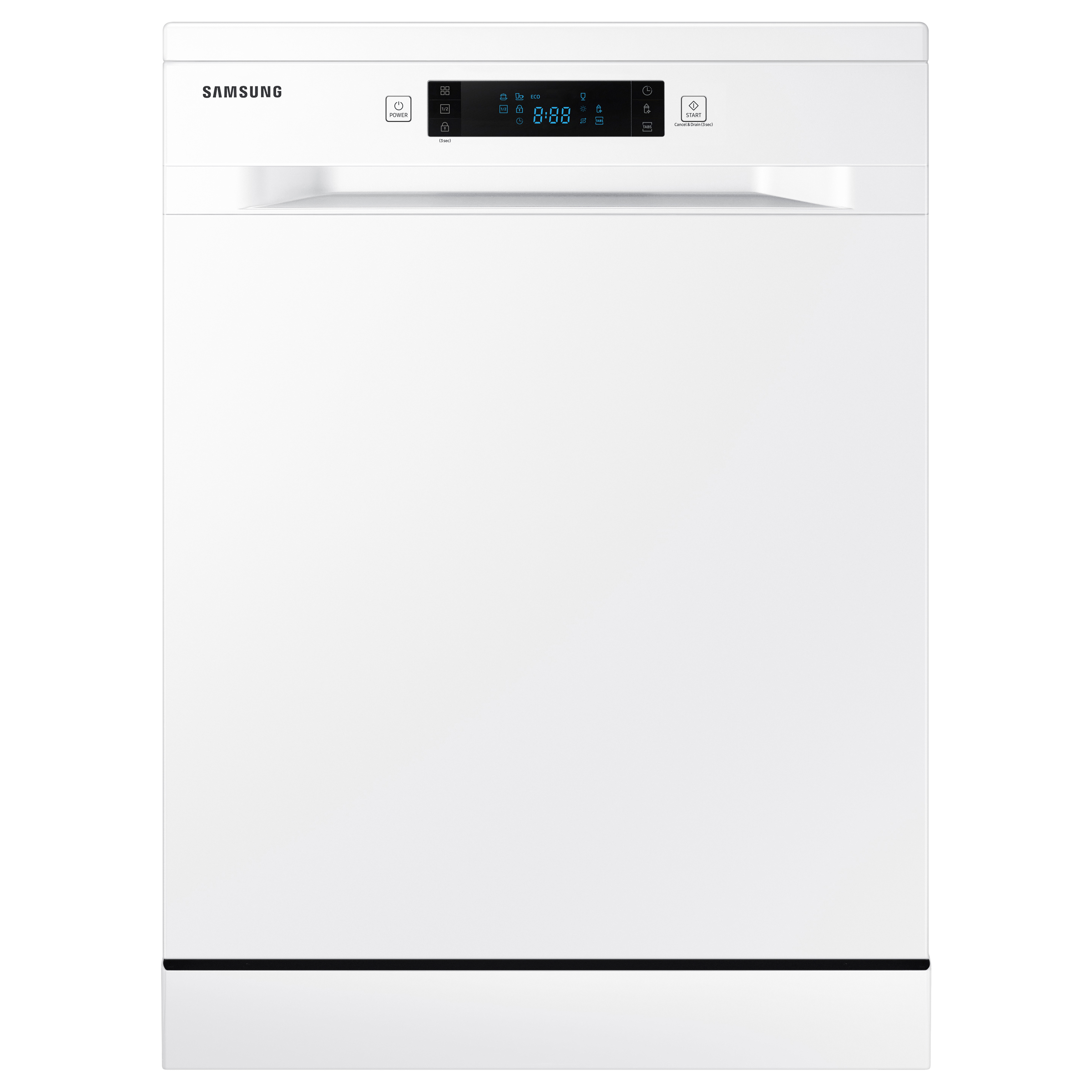 Samsung IntensiveWash 13 Place Setting Freestanding Dishwasher (4 Wash Programs, DW60M5042FW, White)_1