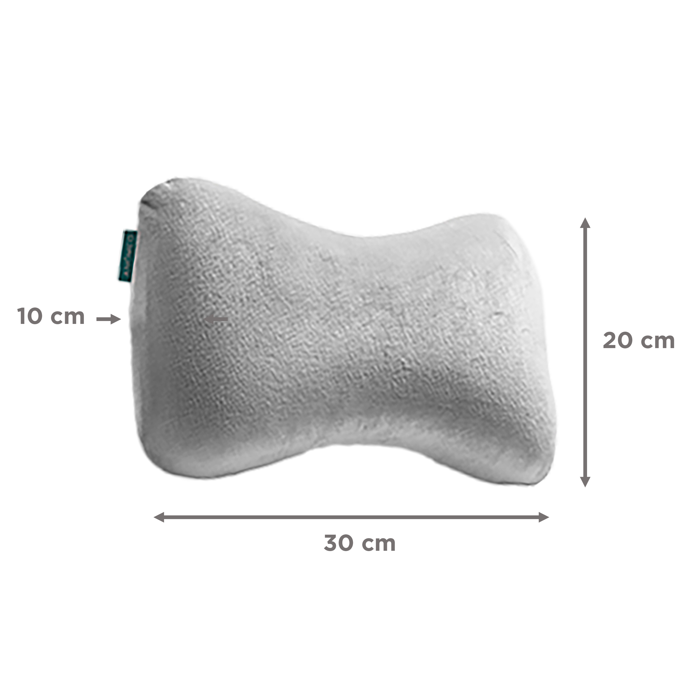 Anomeo Memory Foam Neck Pillow (Hypoallergenic and Portable, 2404, Grey)_4