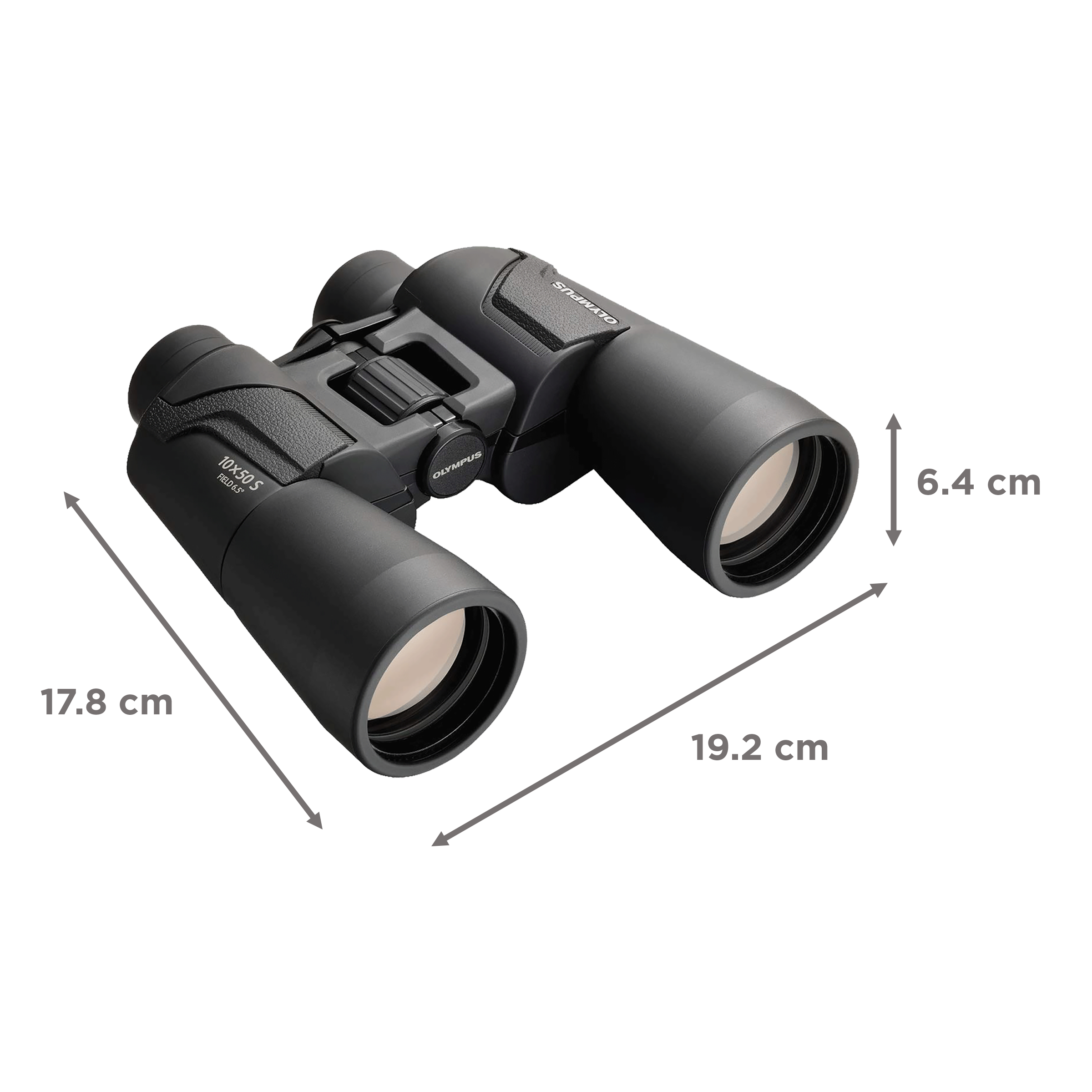 Olympus 10 x 50 mm Porro Prism Optical Binoculars (Bright and Wider Field of View, 10X50 S, Black)_4