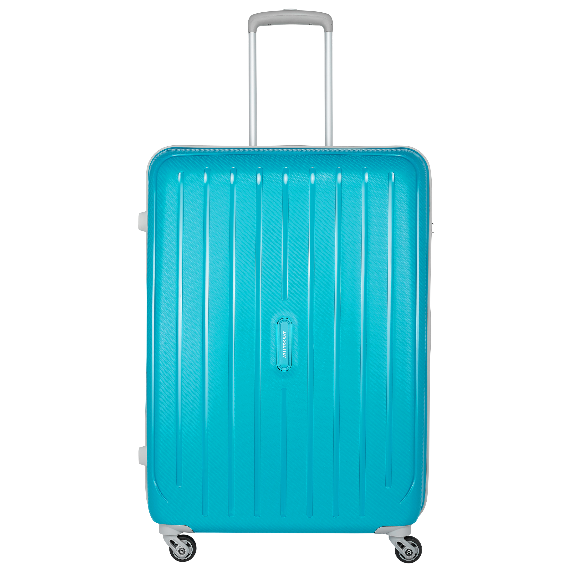 

Aristocrat Nitron Polypropelene Trolley Bag (4 Wheel, NITACT55TBL, Active Blue), No color