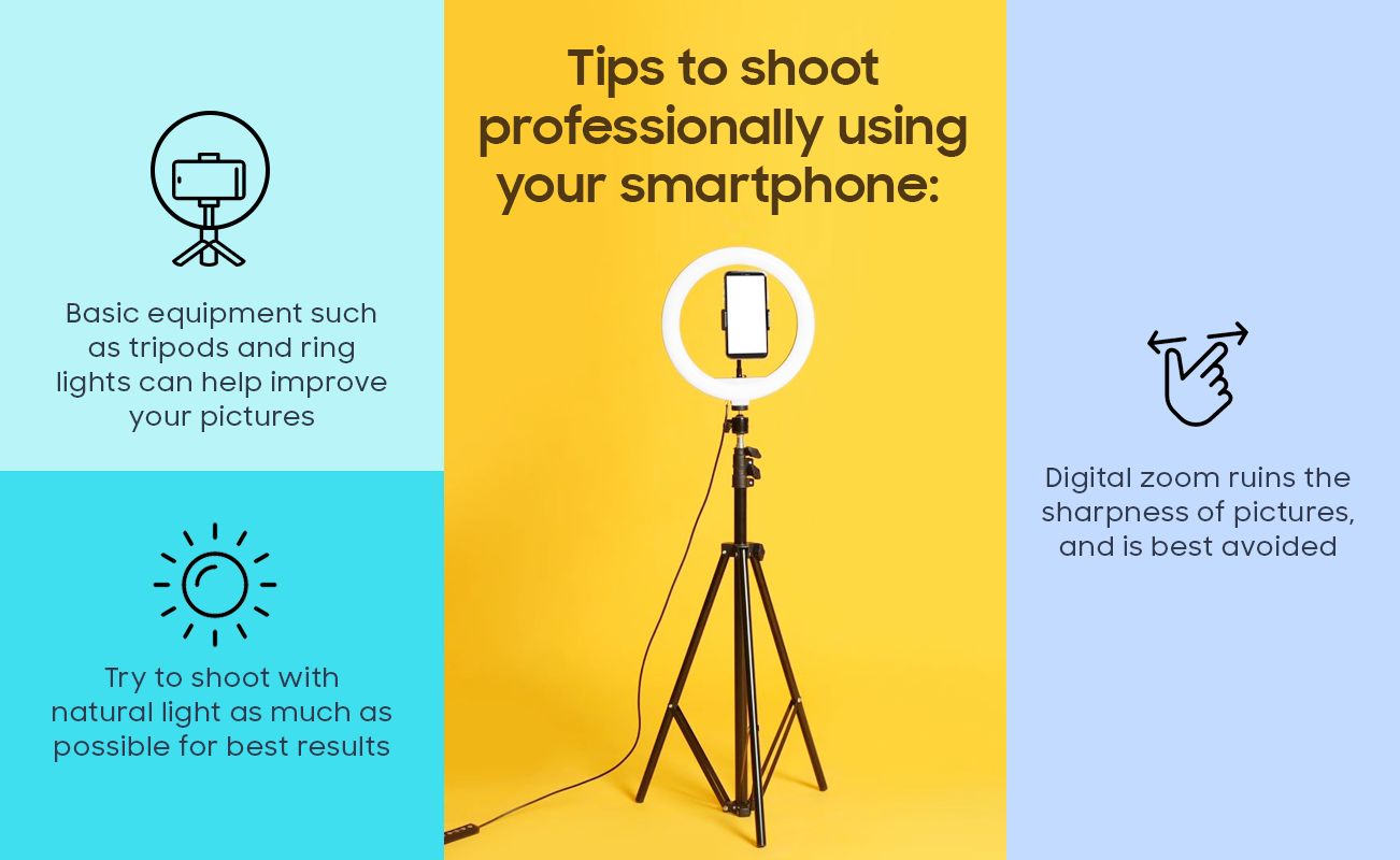 Tips to shoot professionally using your smartphone 