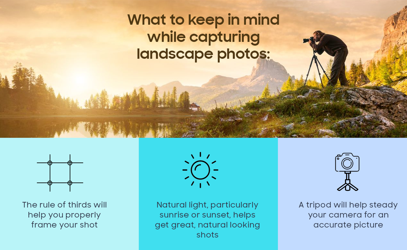 tips to capture landscape photos