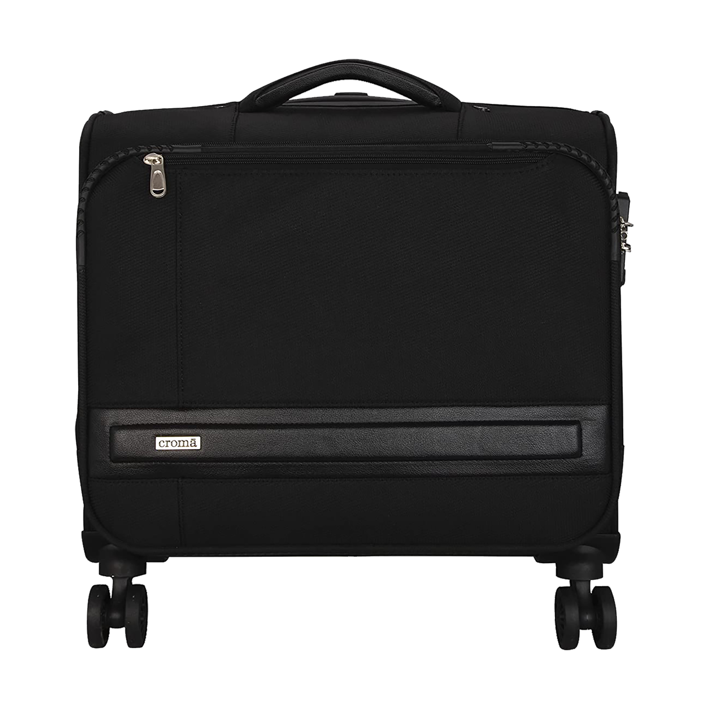 Croma Laptop Trolley Bag (Cabin Size, 360-Degree Wheels, CRSTT14TBA264401, Black)_1