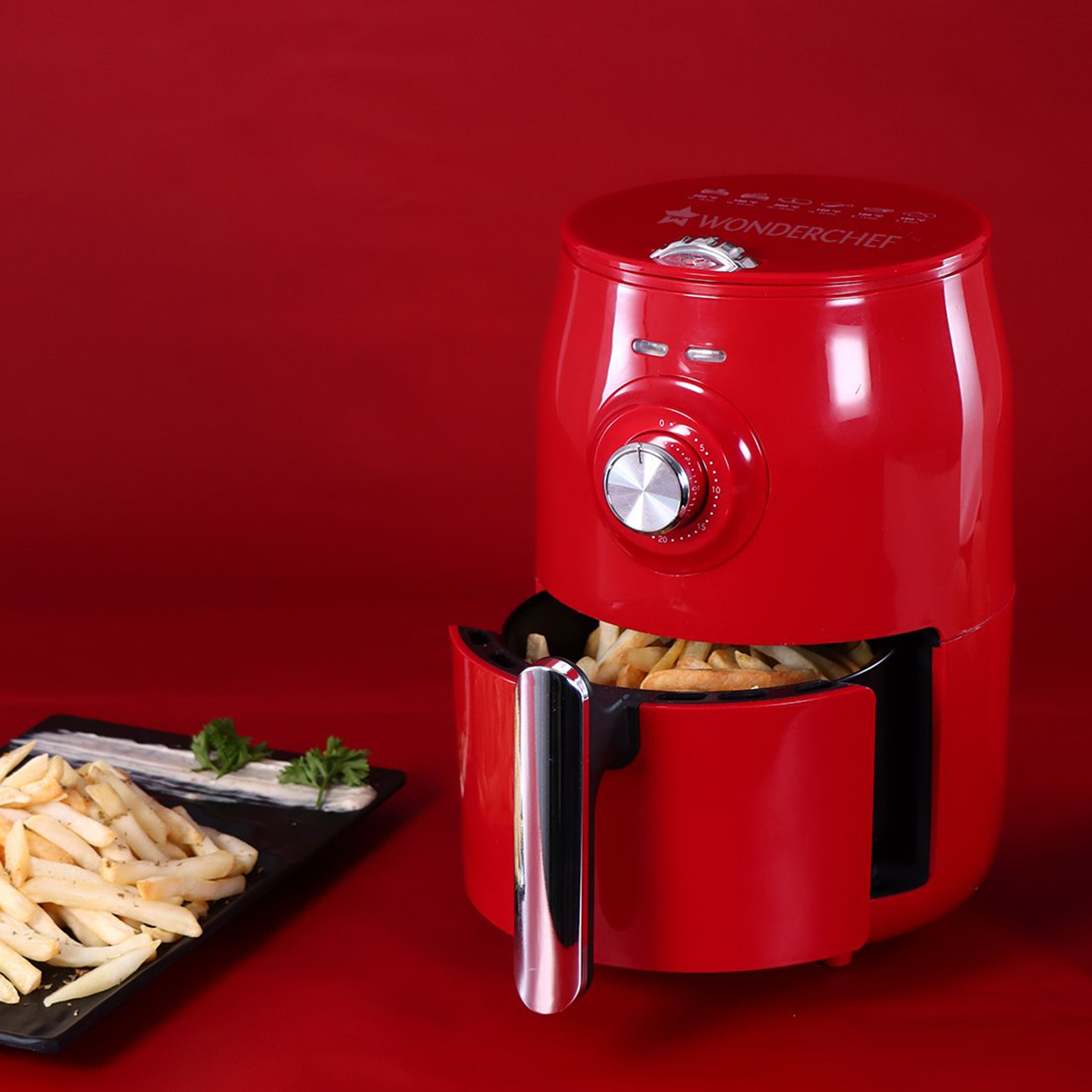 Buy WONDERCHEF Crimson Edge 1.8L 1000 Watt Air Fryer with Rapid Air ...