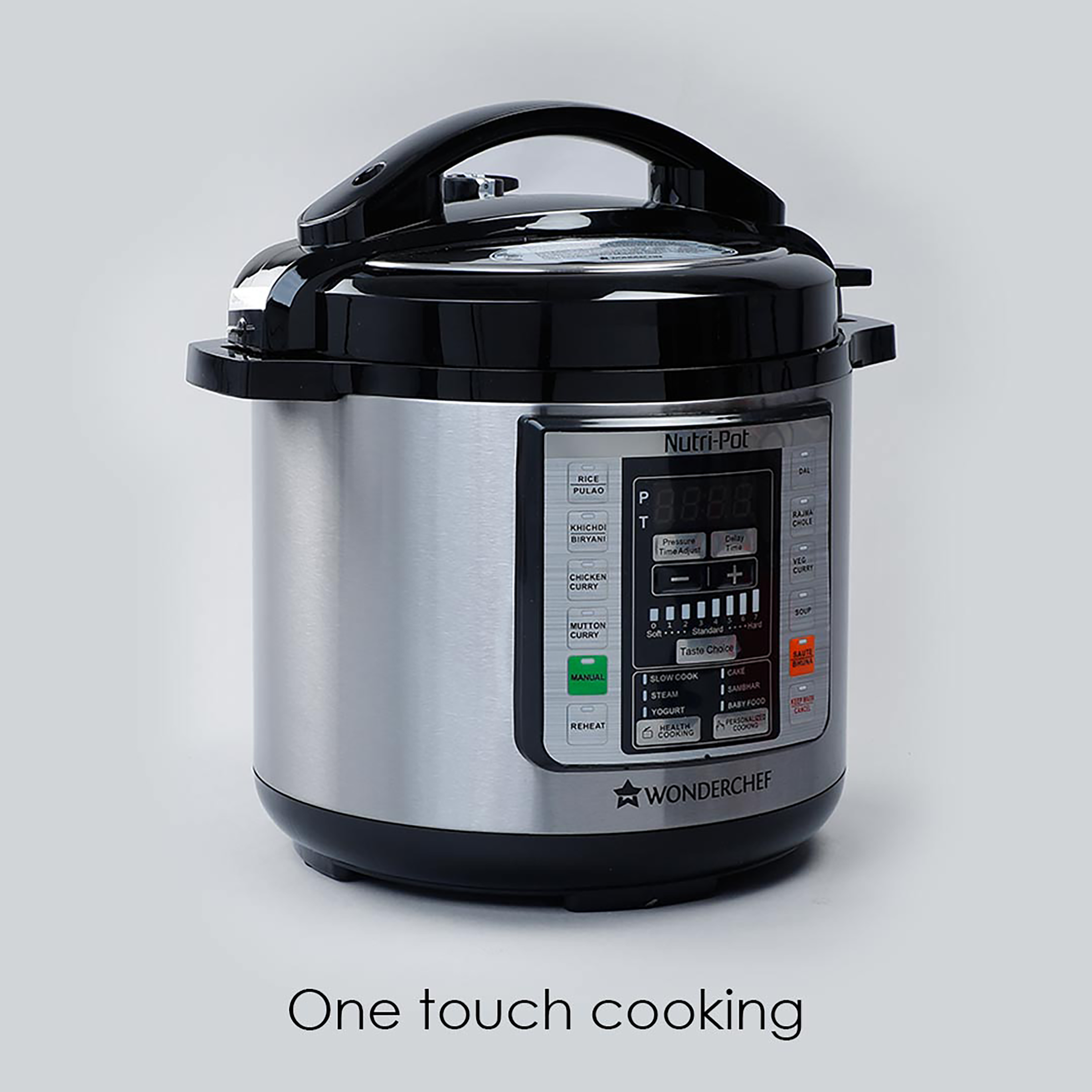Wonderchef Nutri-Pot 6 Litres Electric Cooker (Keep Warm Function, 63152847, Black/Silver)_4