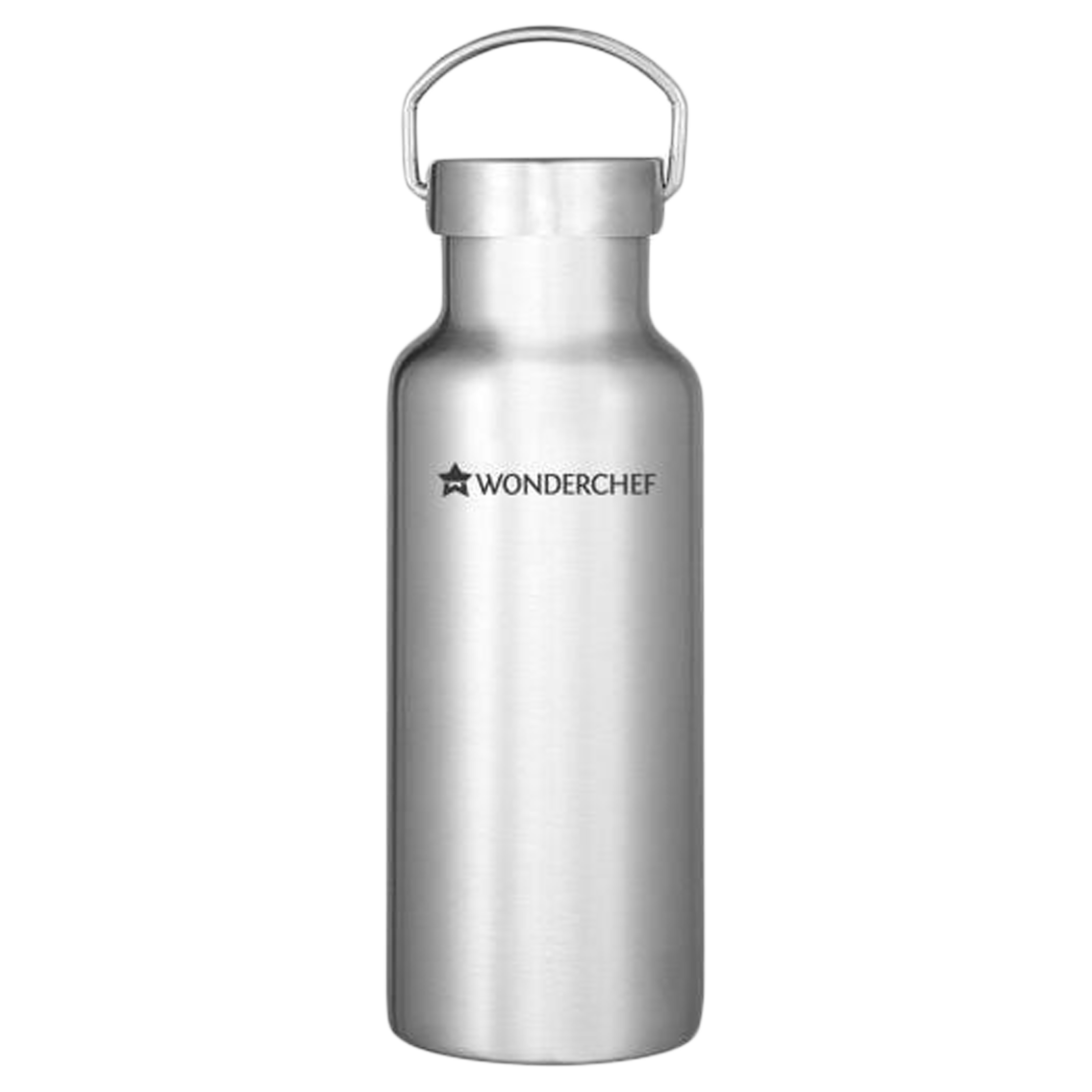 Wonderchef Milch-Bot 0.5 Litres Stainless Steel Water Bottle (Vacuum Insulation, 63152862, Silver)_1