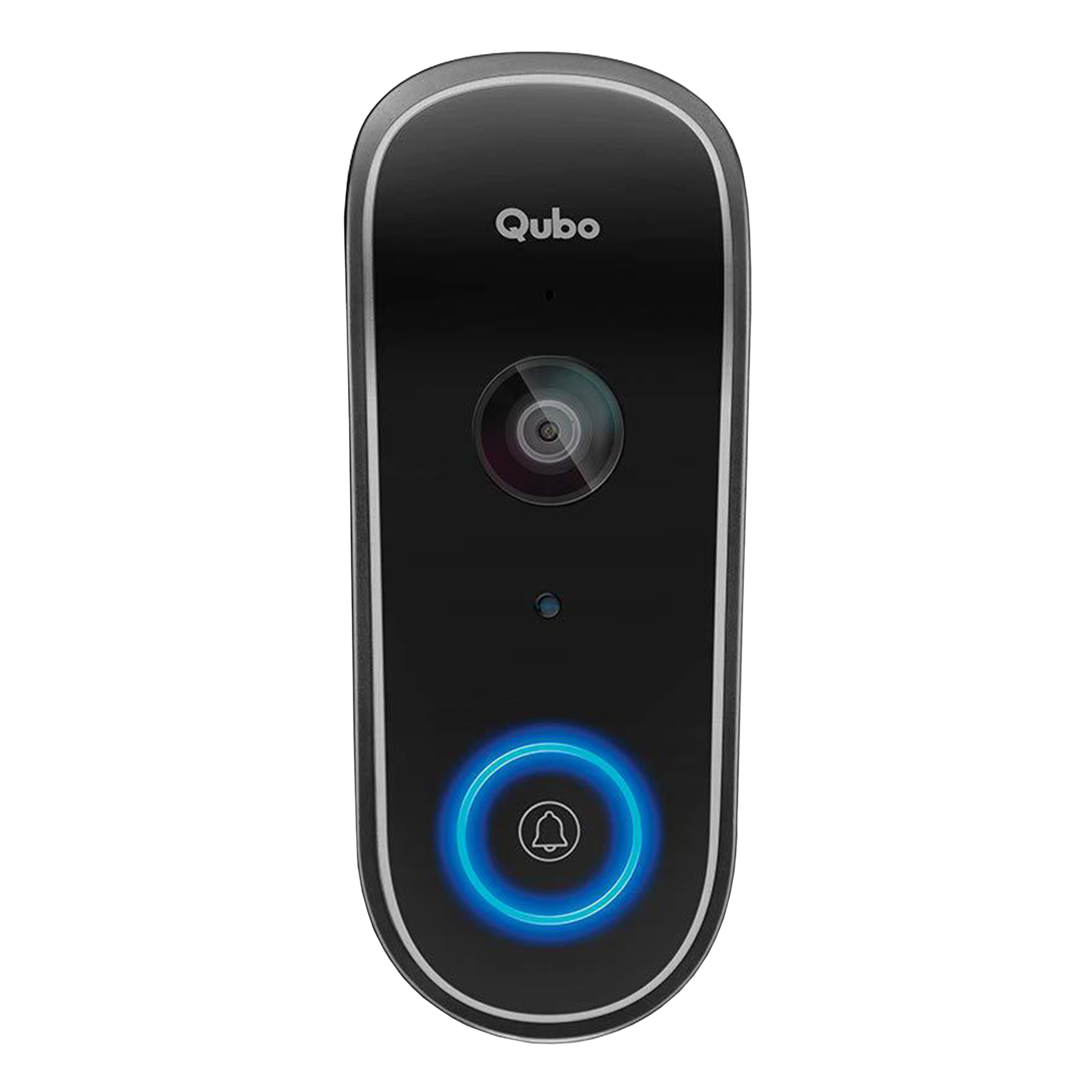 Qubo Wireless Video Door Bell (Person Detection, HCD01, Black)