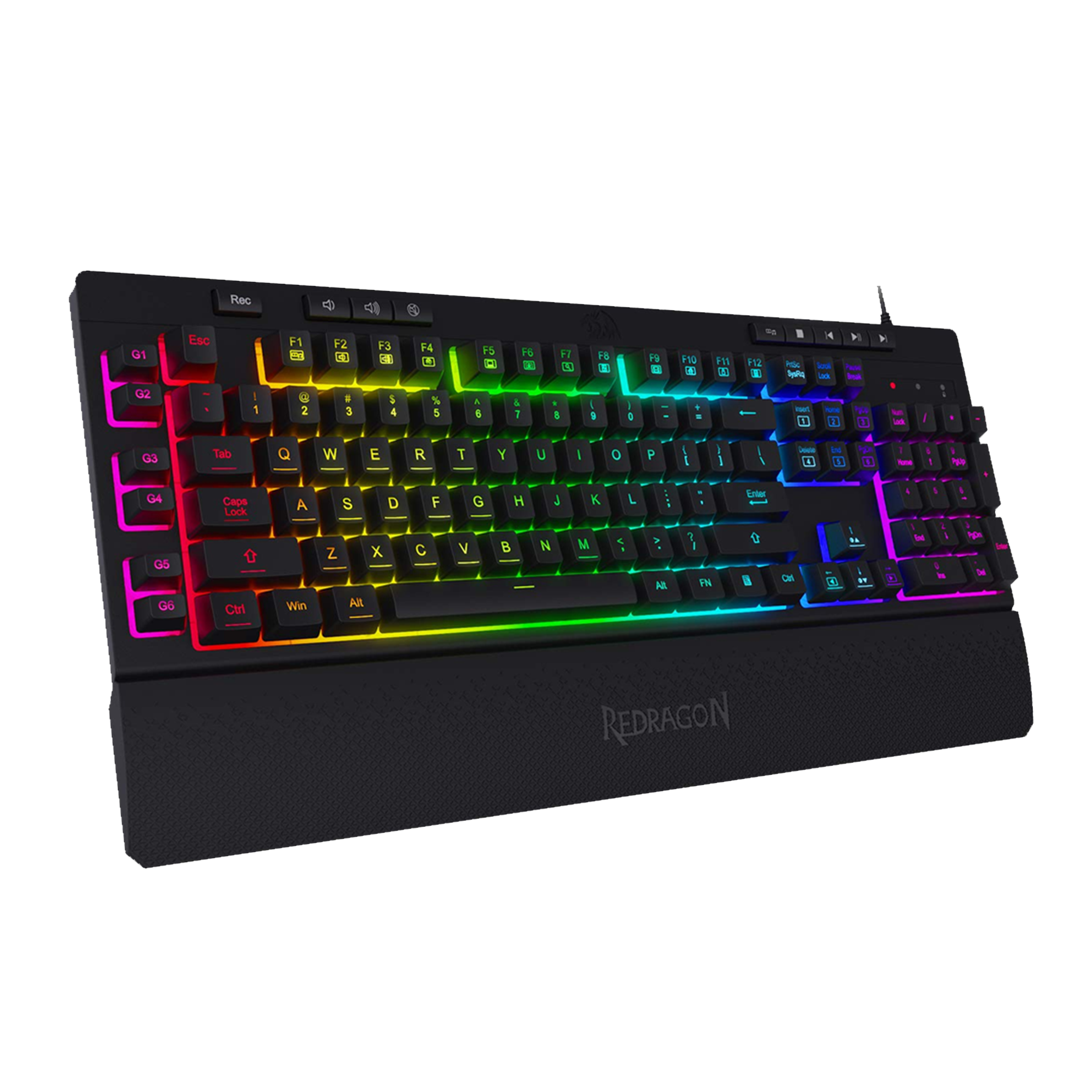 Redragon Shiva K512 Wired Gaming Keyboard (RGB Backlight, Black)_1