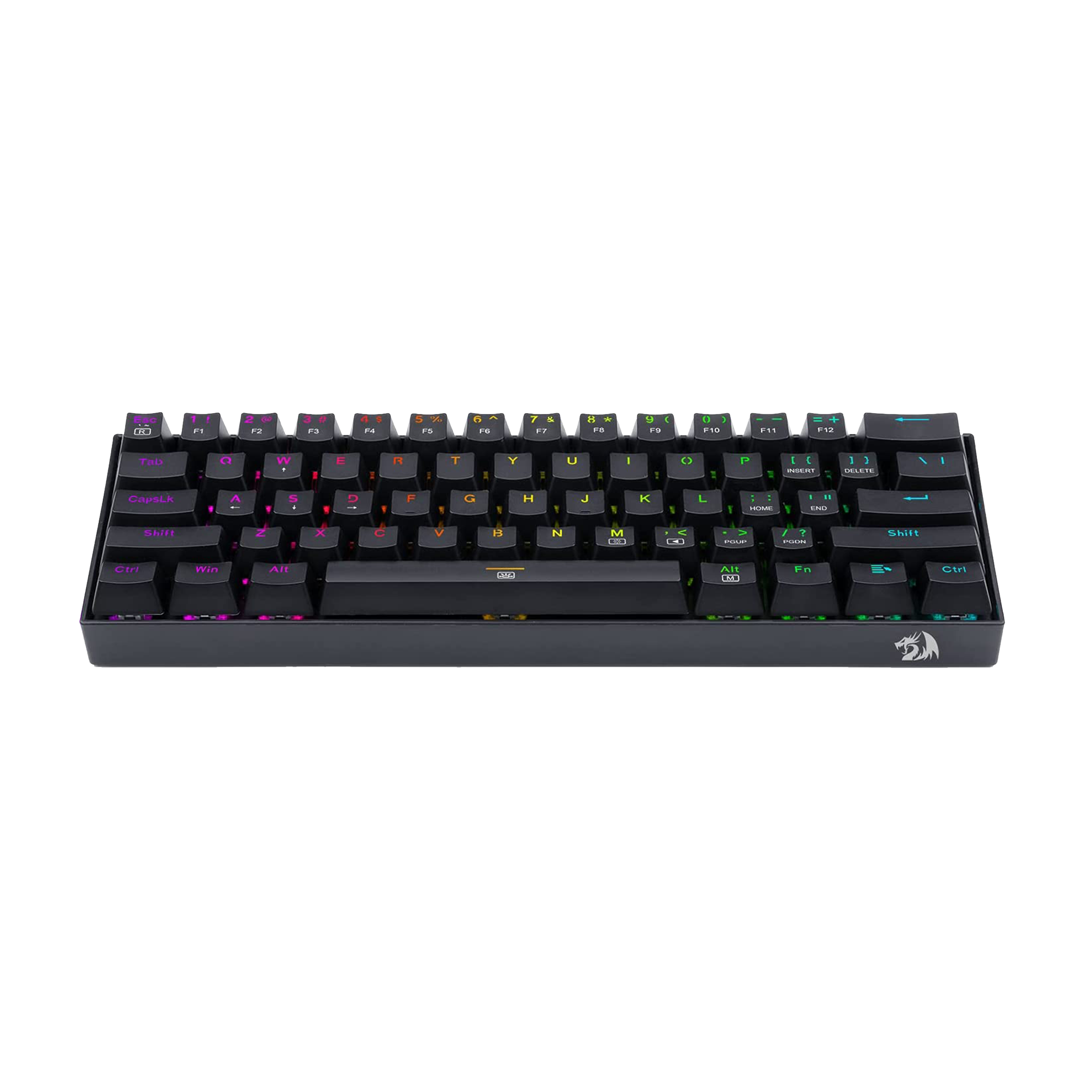 Redragon Dragonborn K630 Wired Gaming Keyboard (RGB Backlight Brown Switch, Black)_1
