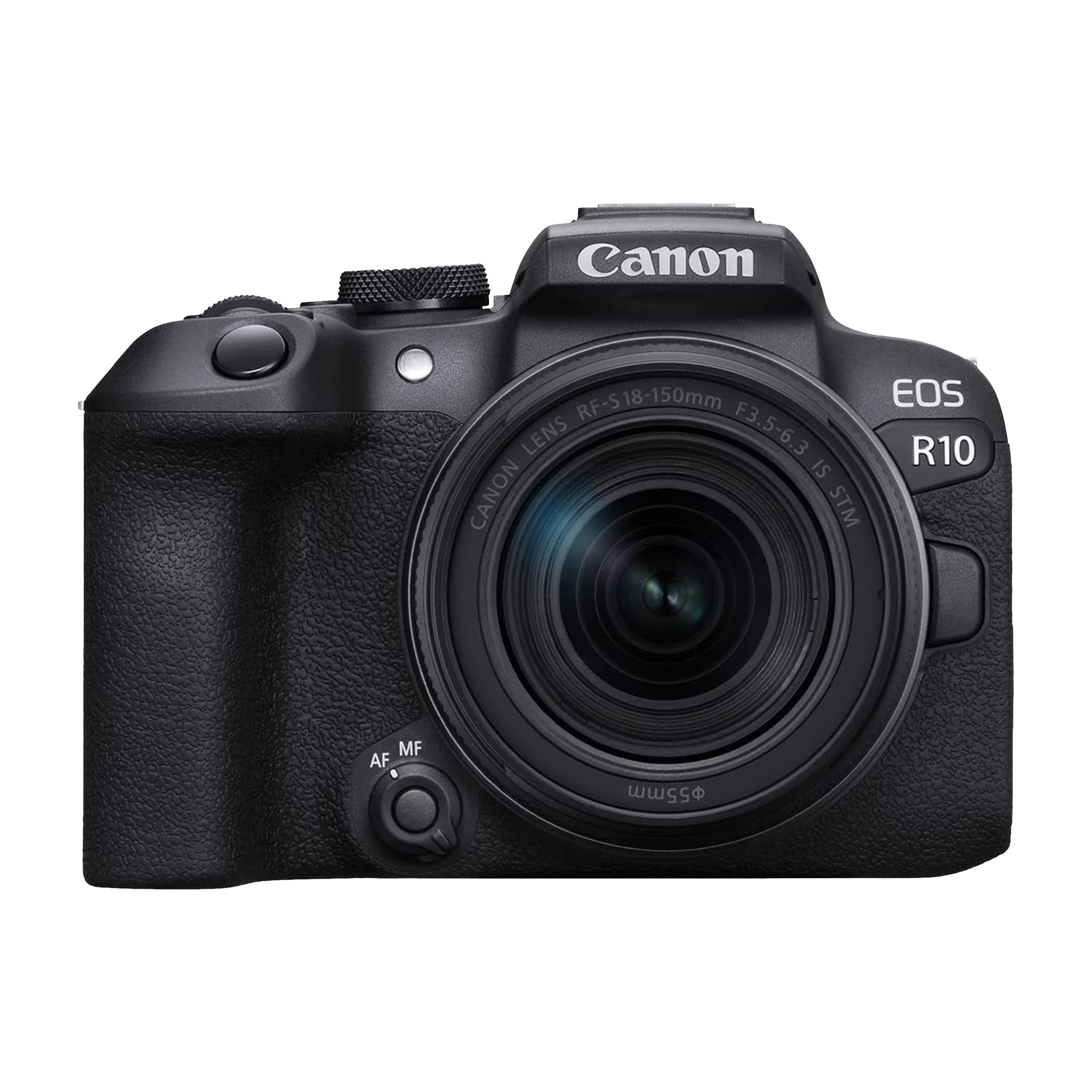 Canon R10 18-150 IS STM 24.2MP Mirrorless Camera (18-150mm Lens, Up to 23 FPS Continuous Shooting, 5331C019AA-K, Black)
