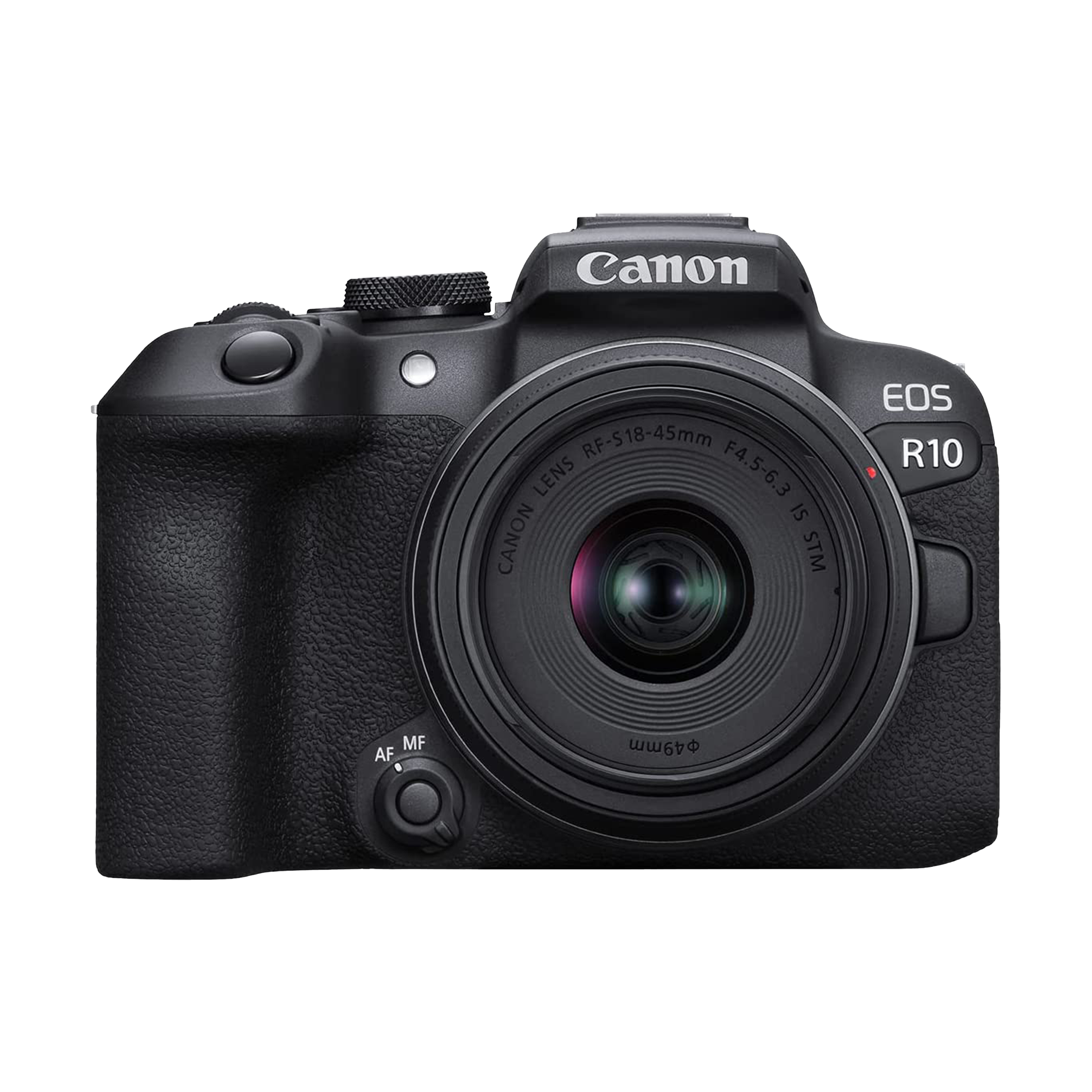 Canon R10 18-45 IS STM 24.2MP Mirrorless Camera (18-45mm Lens, Up to 23 FPS Continuous Shooting, 5331C012AA-K, Black)