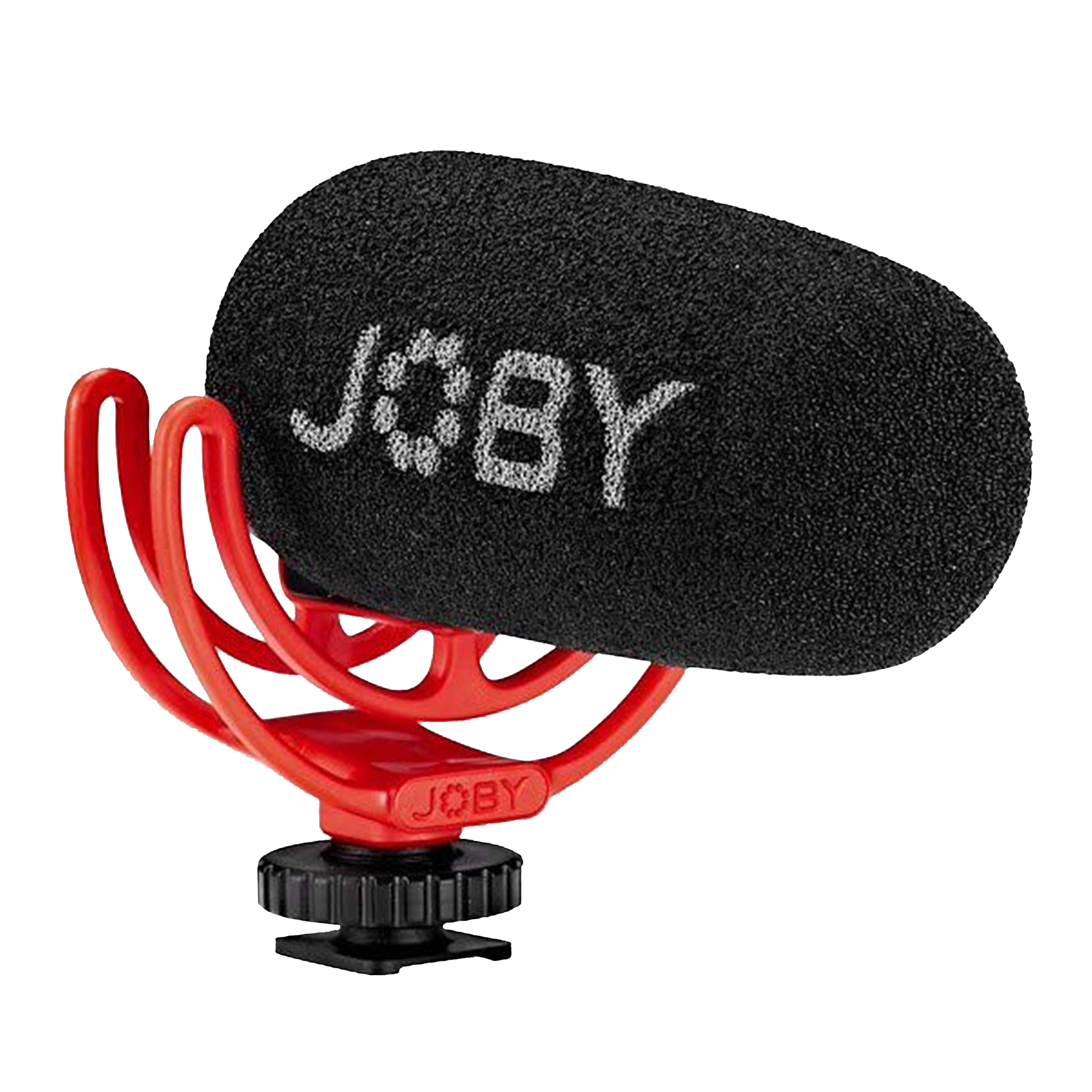 Joby Wavo Camera Mount Wireless Microphone (Multi Device Support, JB01675-BWW, Black/Red)_1