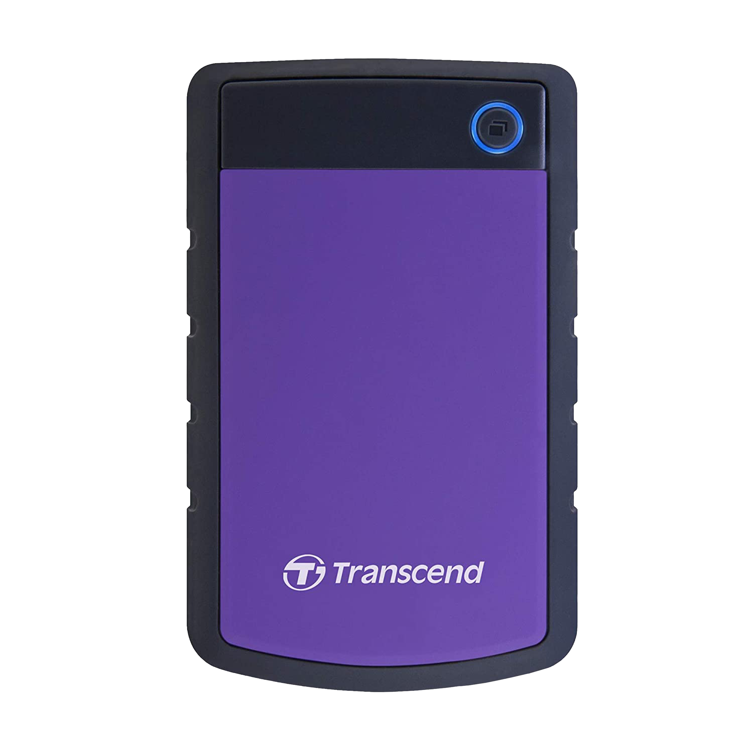Transcend StoreJet 25H3 1 TB USB 3.1 Gen 1 Hard Disk Drive (One Touch Auto Backup, TS1TSJ25H3P, Purple)